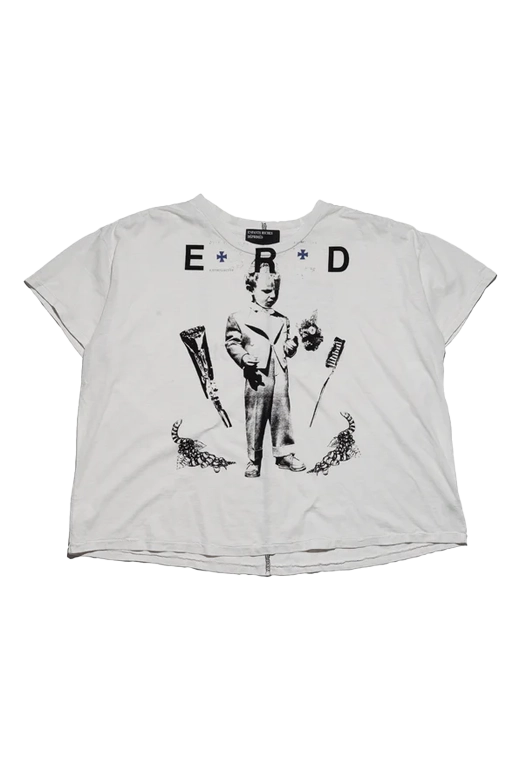 ERD Katholisches Toothbrush T-Shirt White