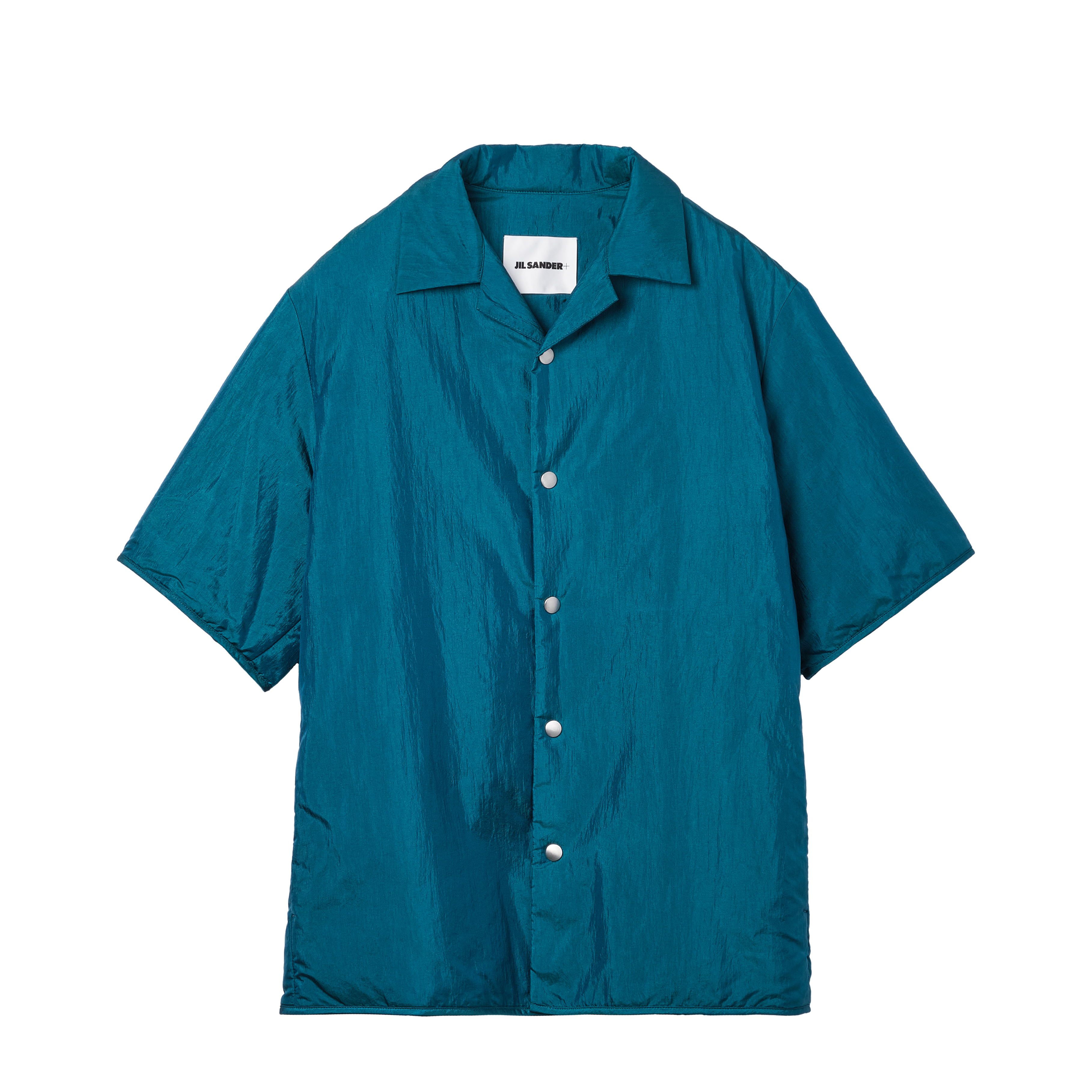 Jil Sander+ Nylon Short Sleeve Shirt Shirts Teal 5546