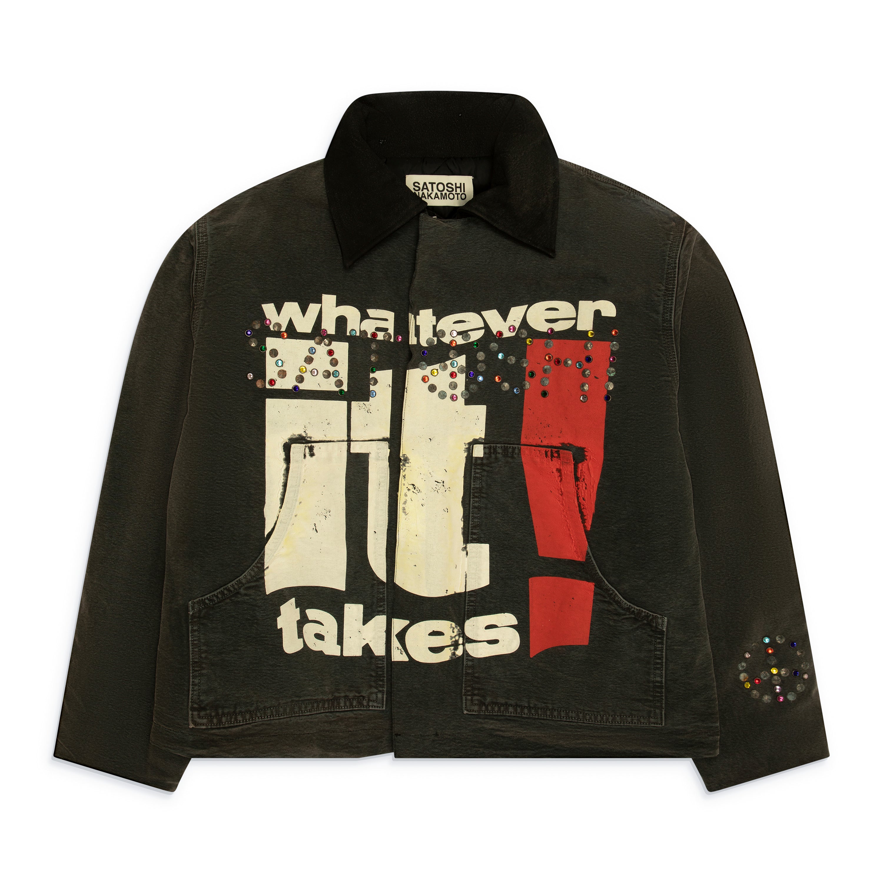 Satoshi Nakamoto Whatever It Takes Work Jacket Black – ESSXNYC