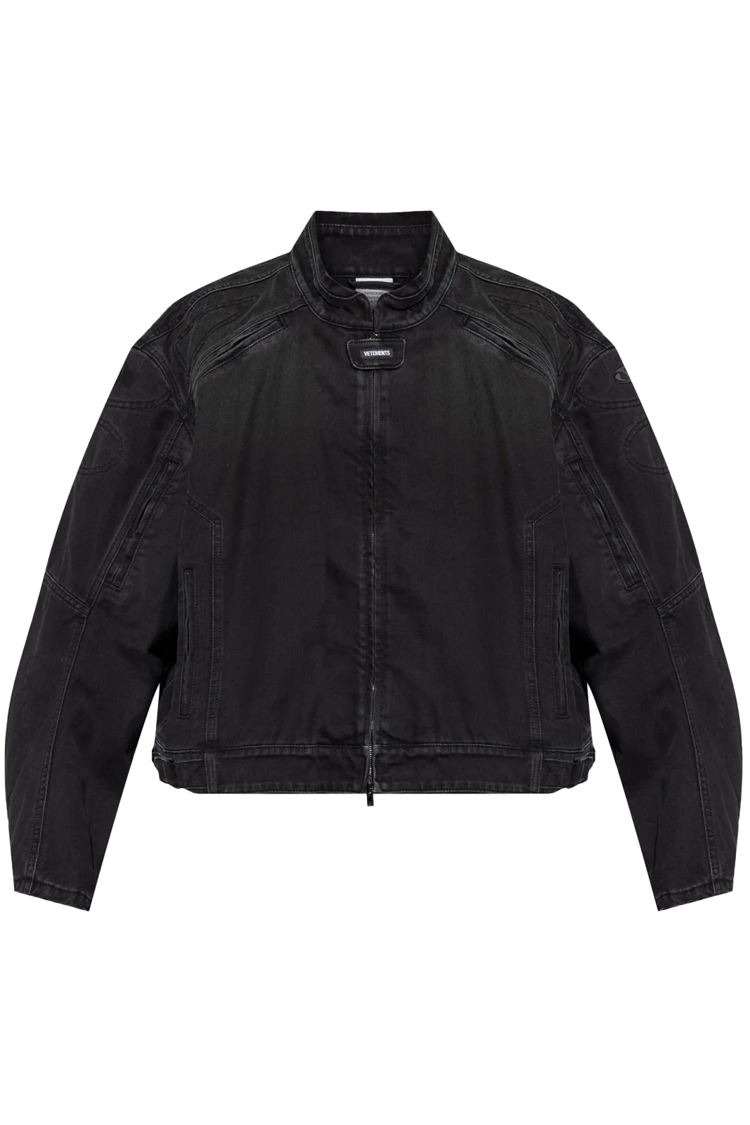 Vetements Racing Denim Jacket Vintage Black