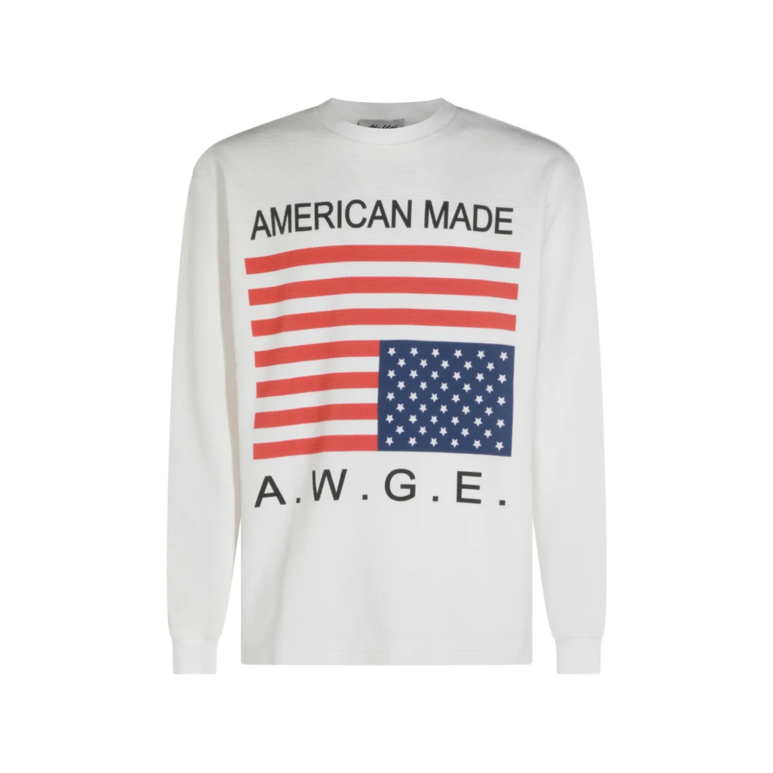 AWGE American Made Long Sleeve T-Shirt Cream
