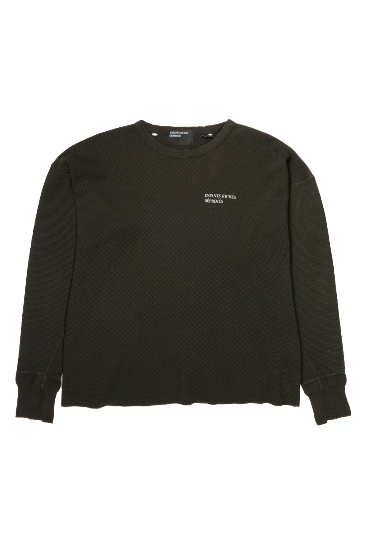 Enfants Riches Deprimes Classic Logo Distressed Thermal Gray