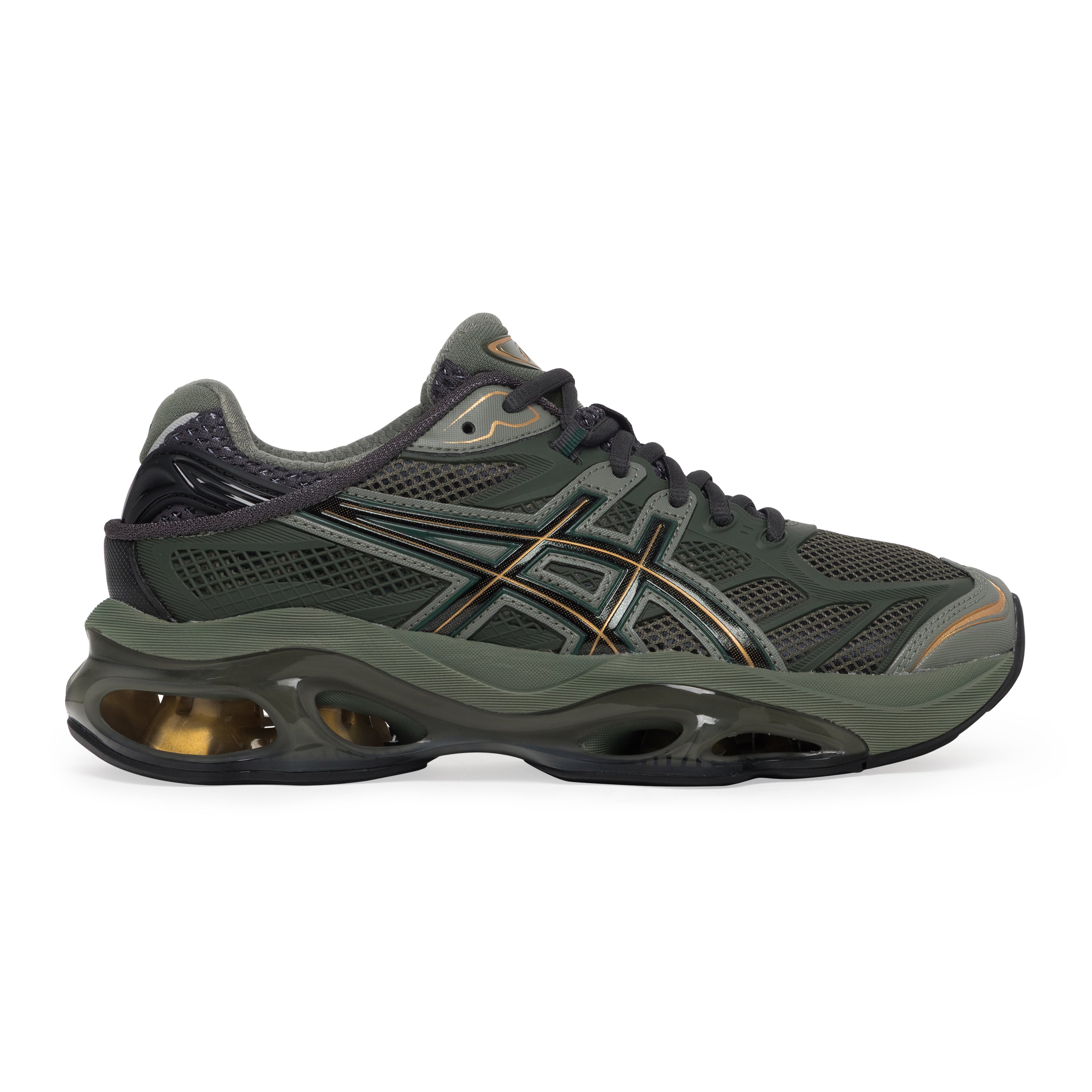 Asics Gel-Kinetic 2.0 Obsidian Grey/Olive Canvas