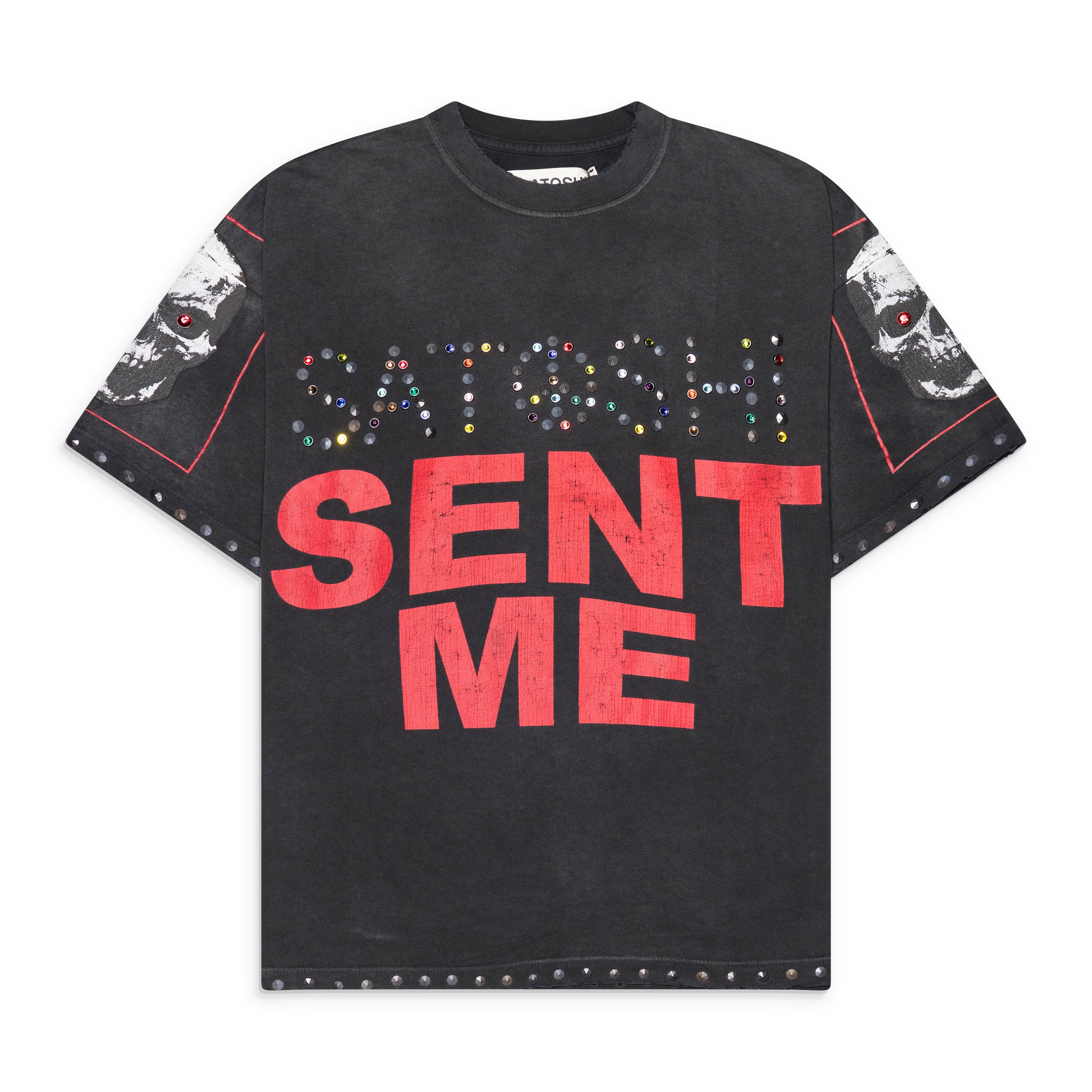 Satoshi Nakamoto Satoshi Sent Me Tee Black