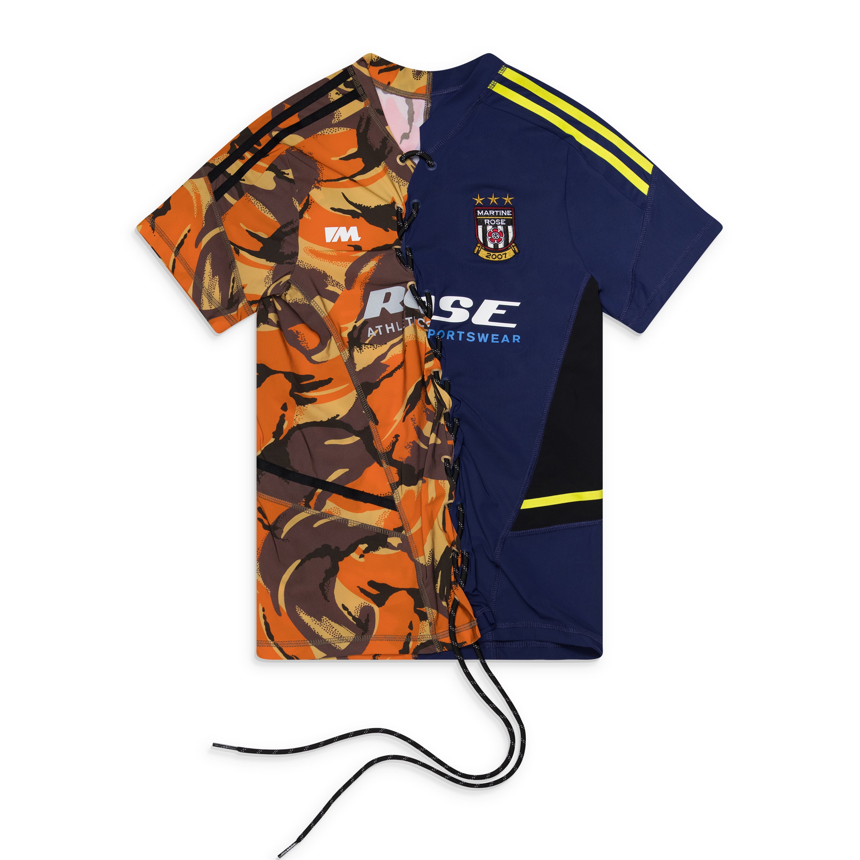 ウェア Martine Rose football tee Martine Rose Womens Lace Up Football Top Orange – ESSXNYC