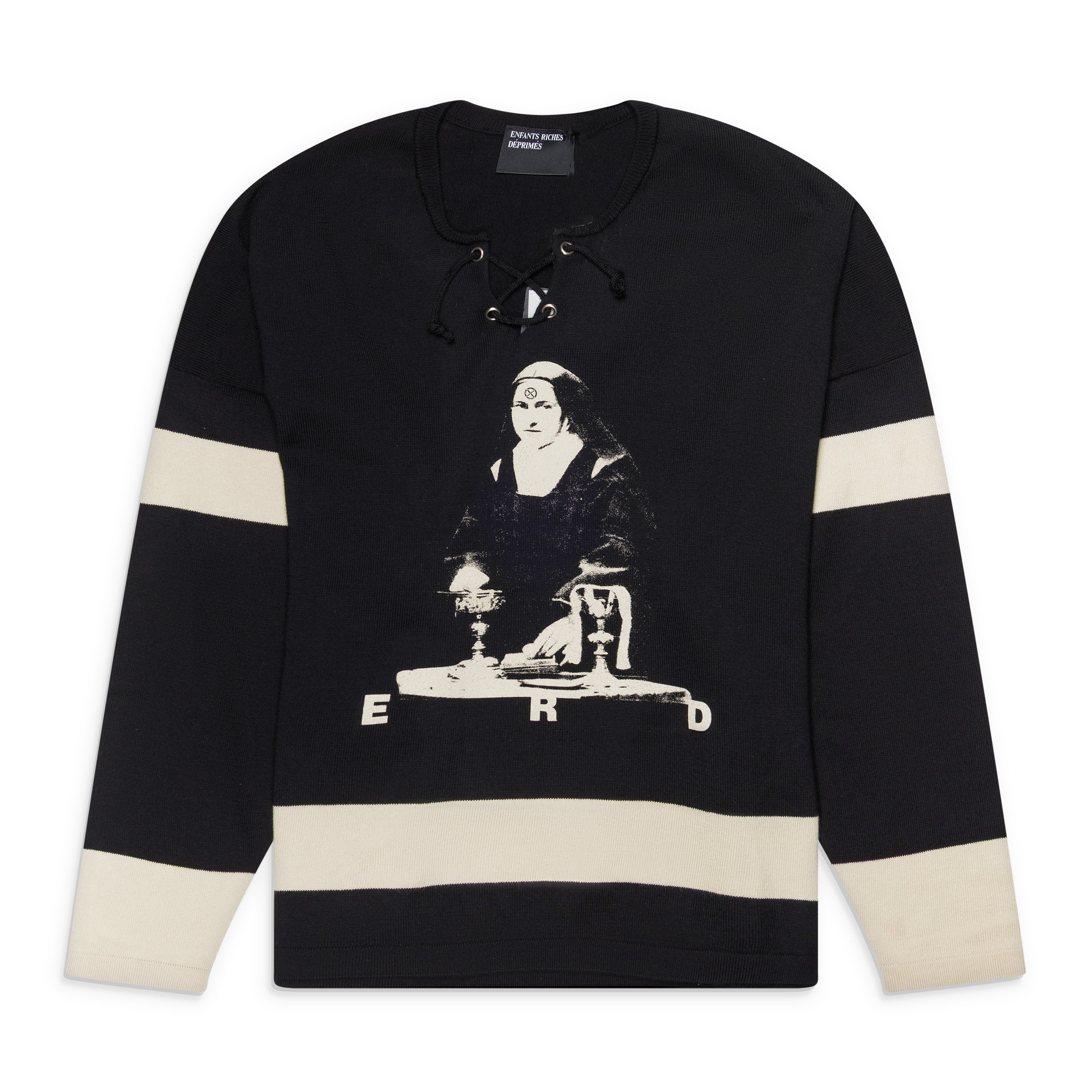 Enfants Riches Deprimes They Broke Me Hockey Jersey Sweater Black