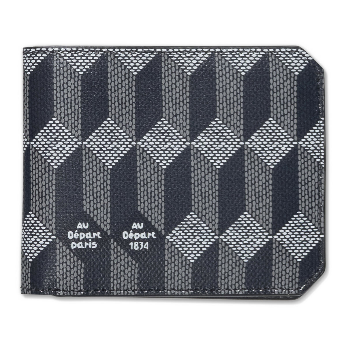 Au Depart Bifold Wallet Noir / Marine
