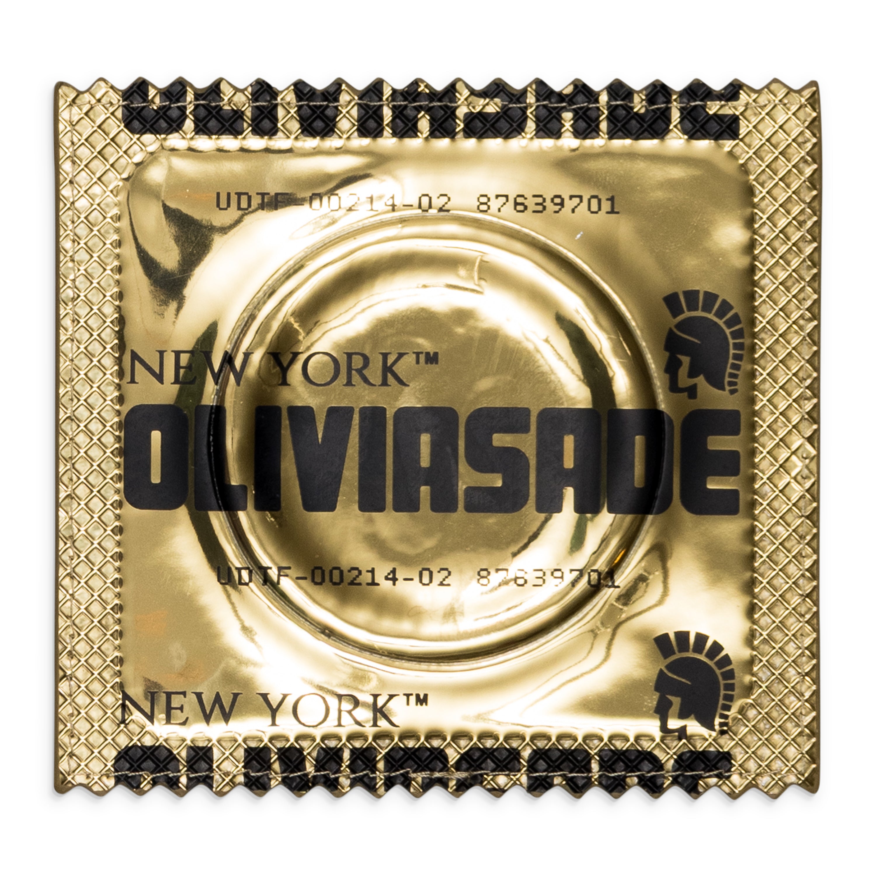 OLIVIASADE Three Cardholder Slots Latex Gold