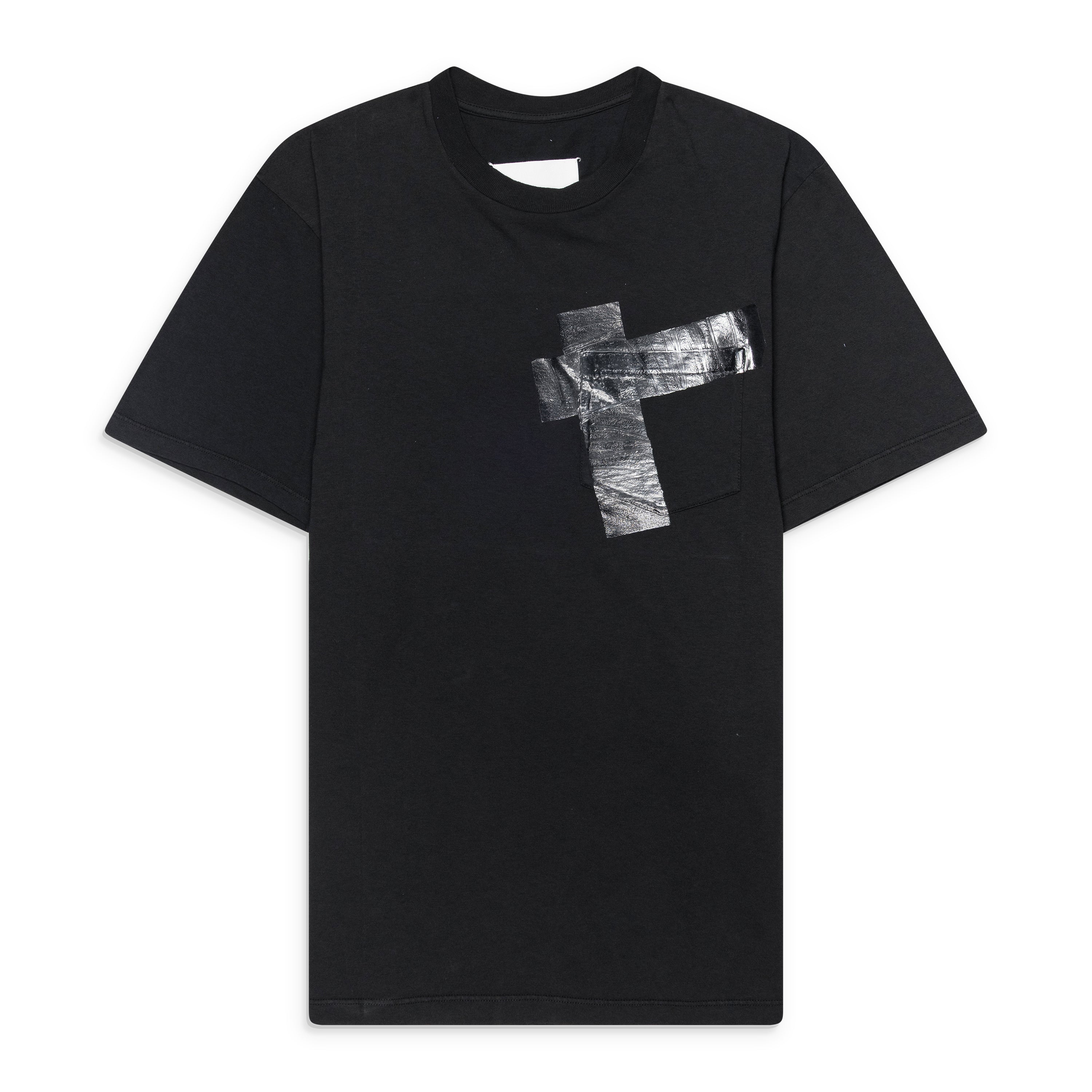 Maison Margiela Pocket T-Shirt With Tape Details Black