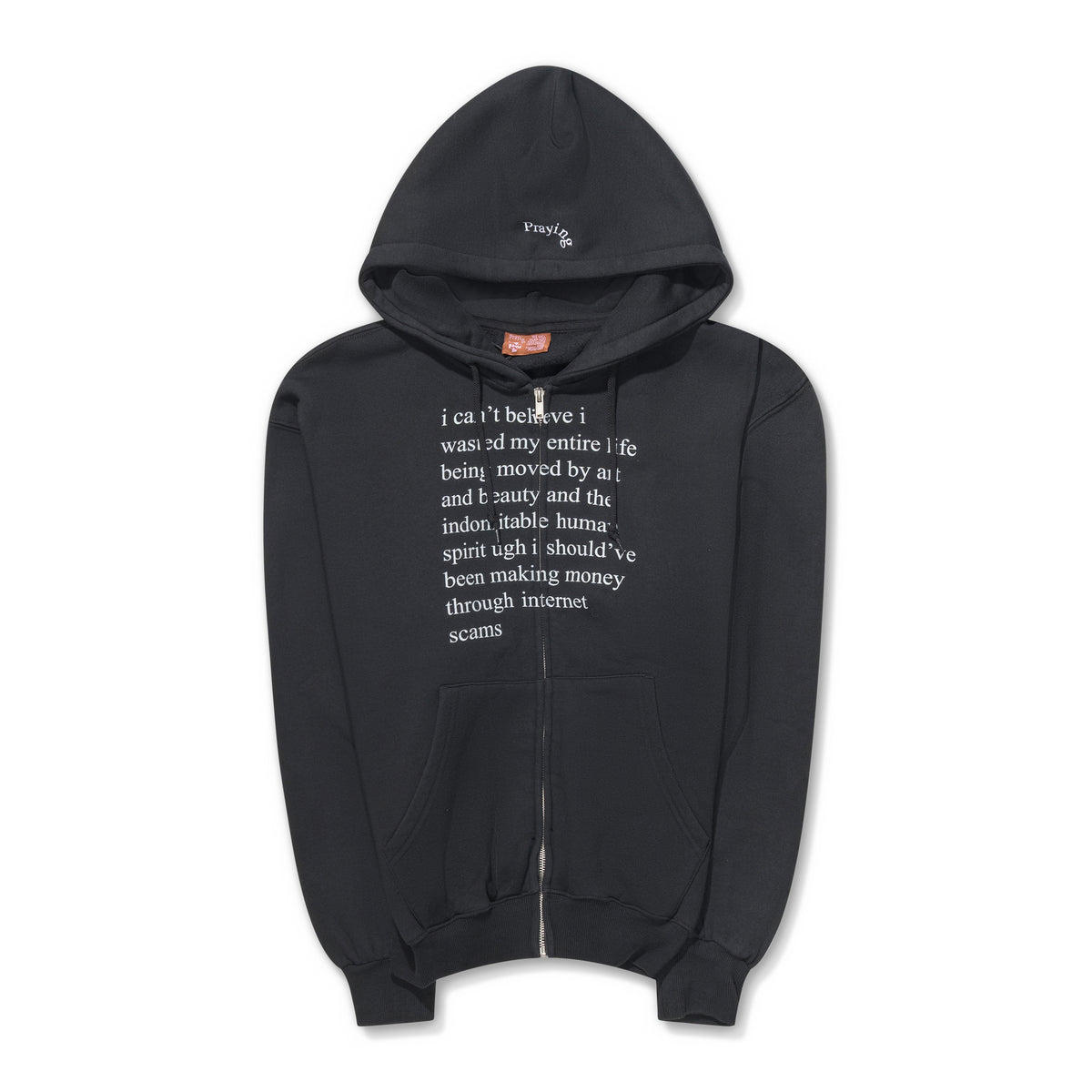 Praying Internet Scams Hoodie Black