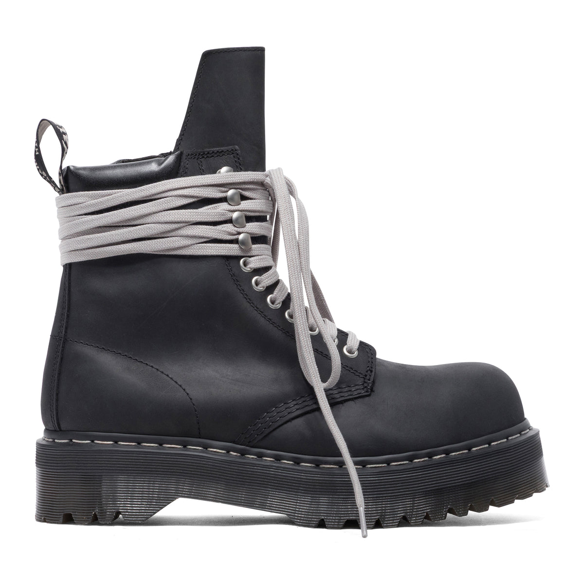 Dr. Martens Rick Owens Quad Sole - Mens Steel Toe Boot Black