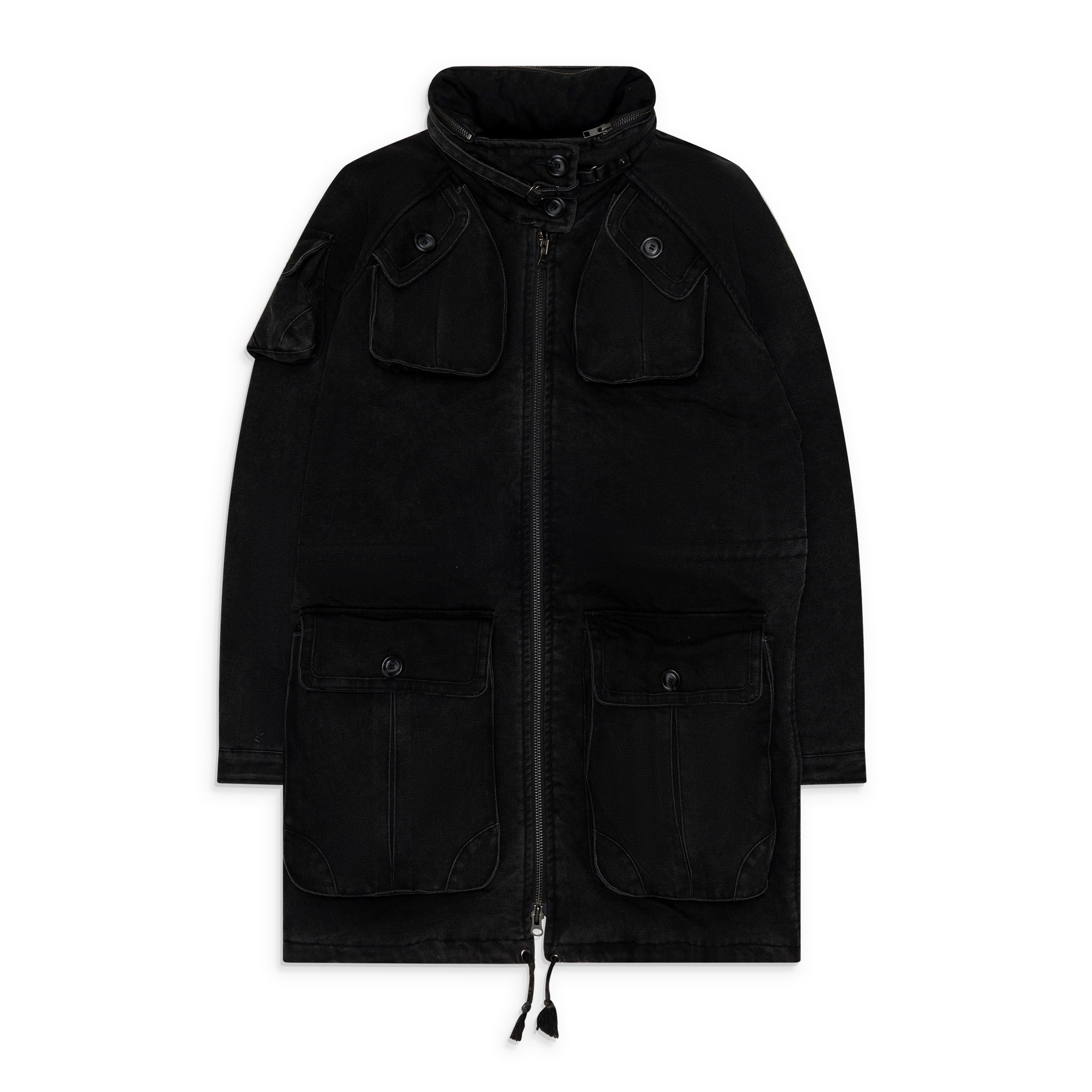 Troubled Waters Military Mods Coat Black