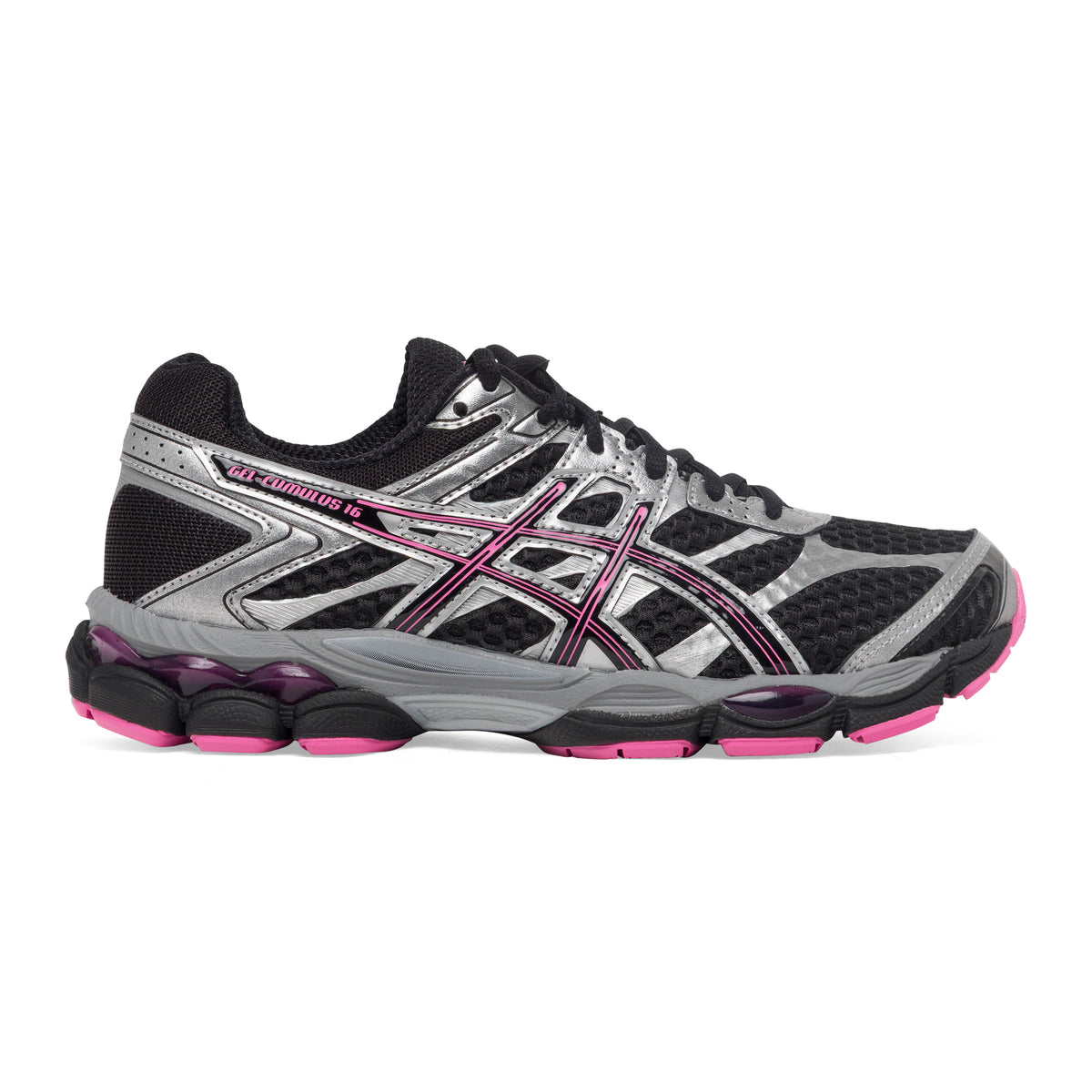 Asics Gel-Cumulus 16 Black/Dragon Fruit