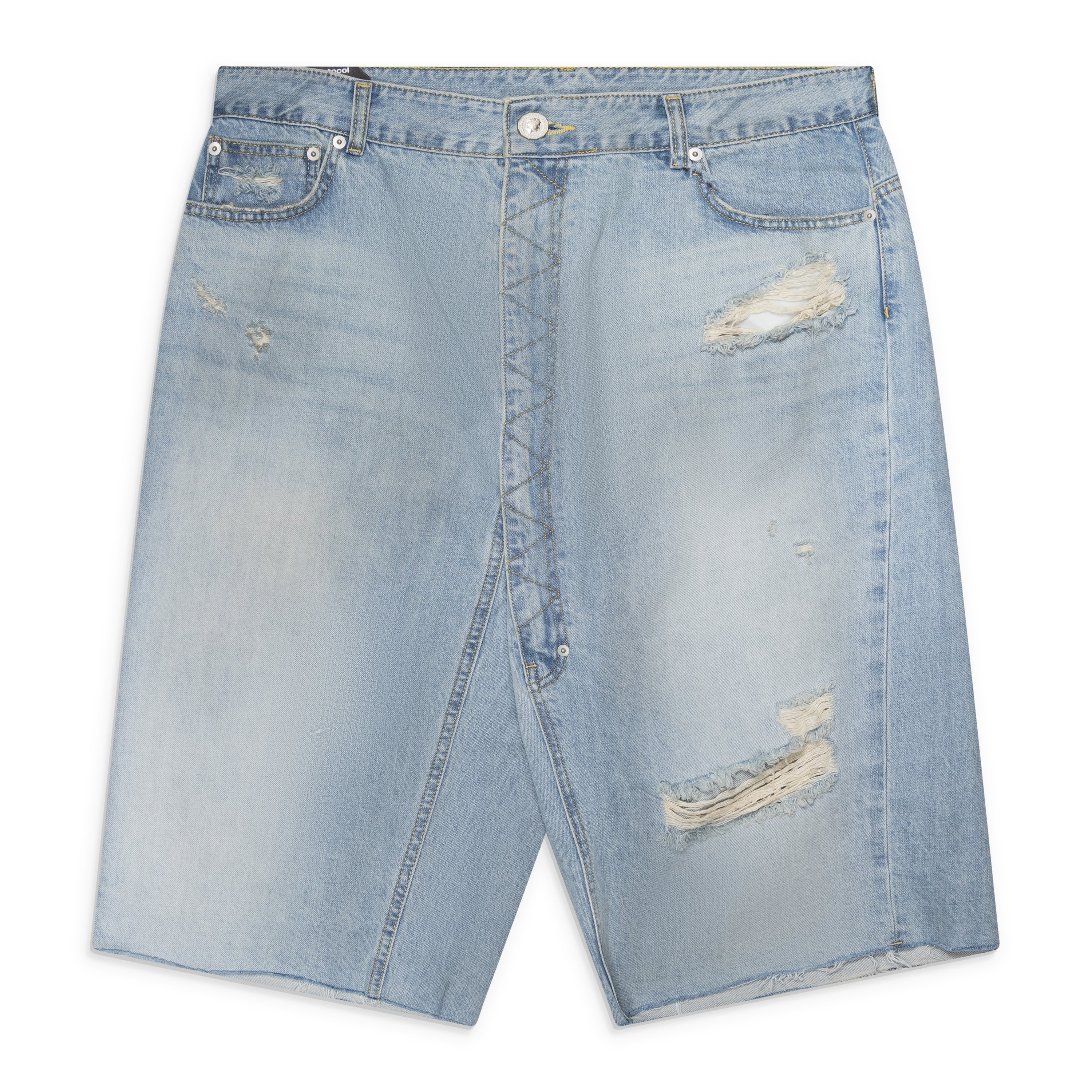Protocol Index Long Zipper Shorts Blue