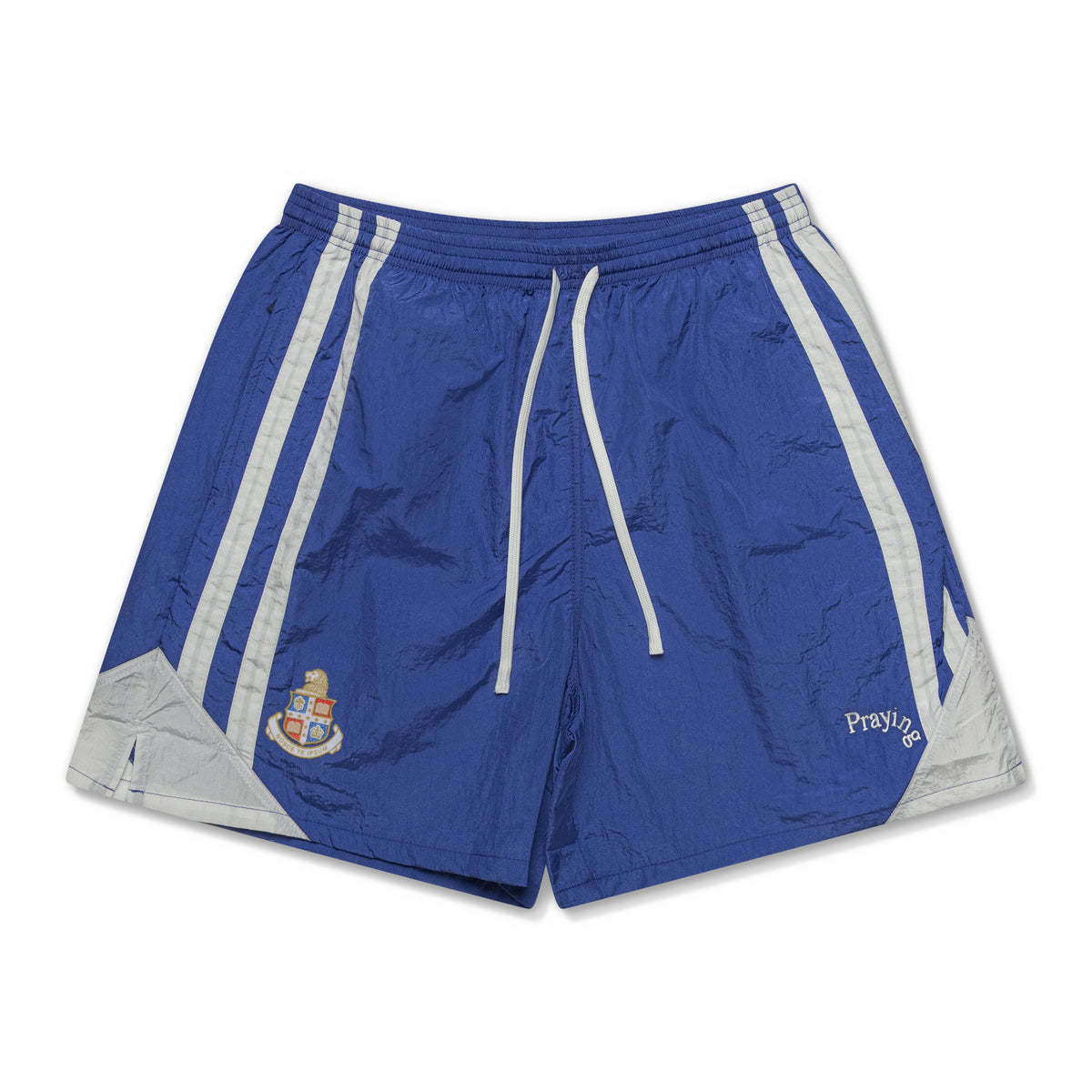 Praying Athletic Men'S Shorts Blue Blue