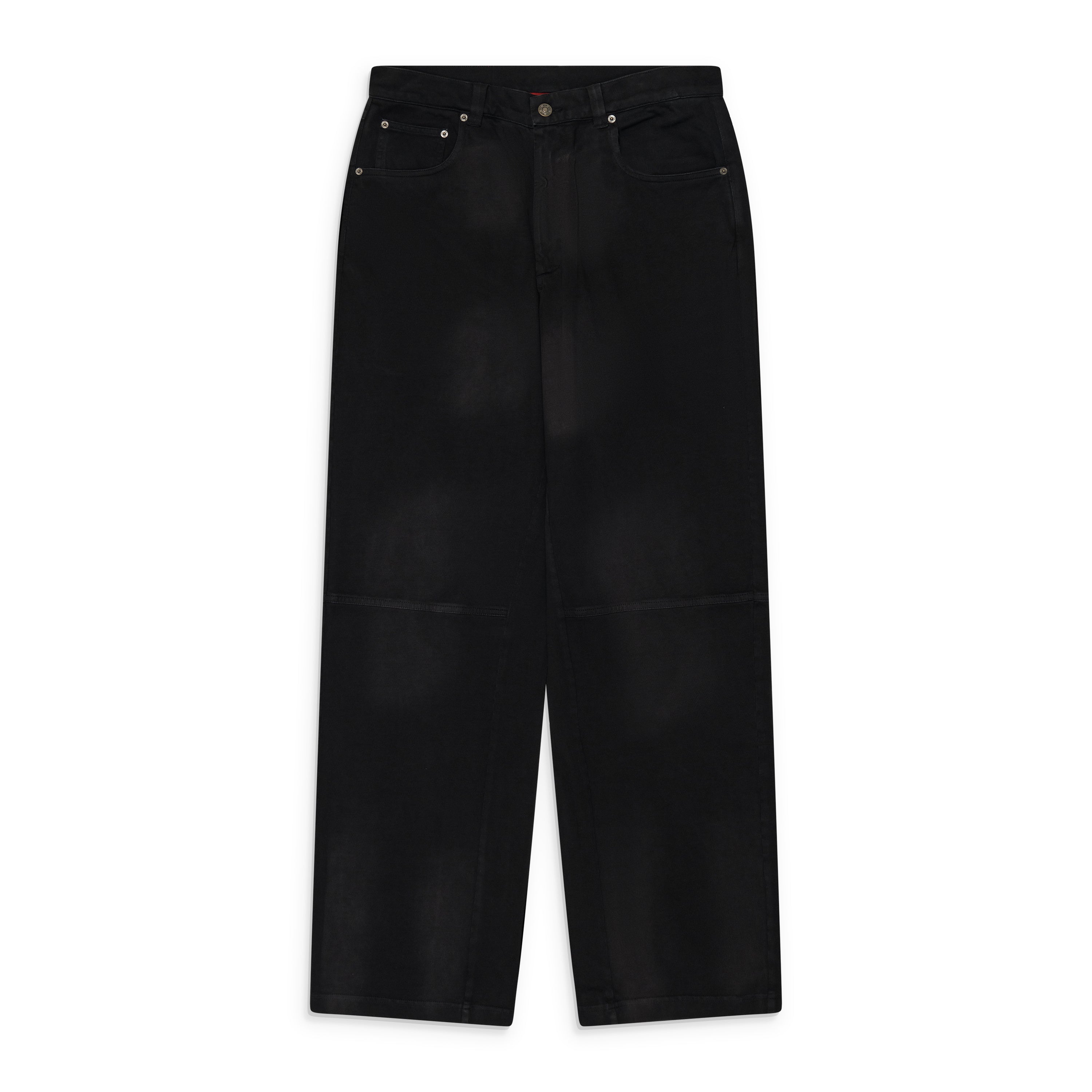 424 Academy Leather Sweat Black Black