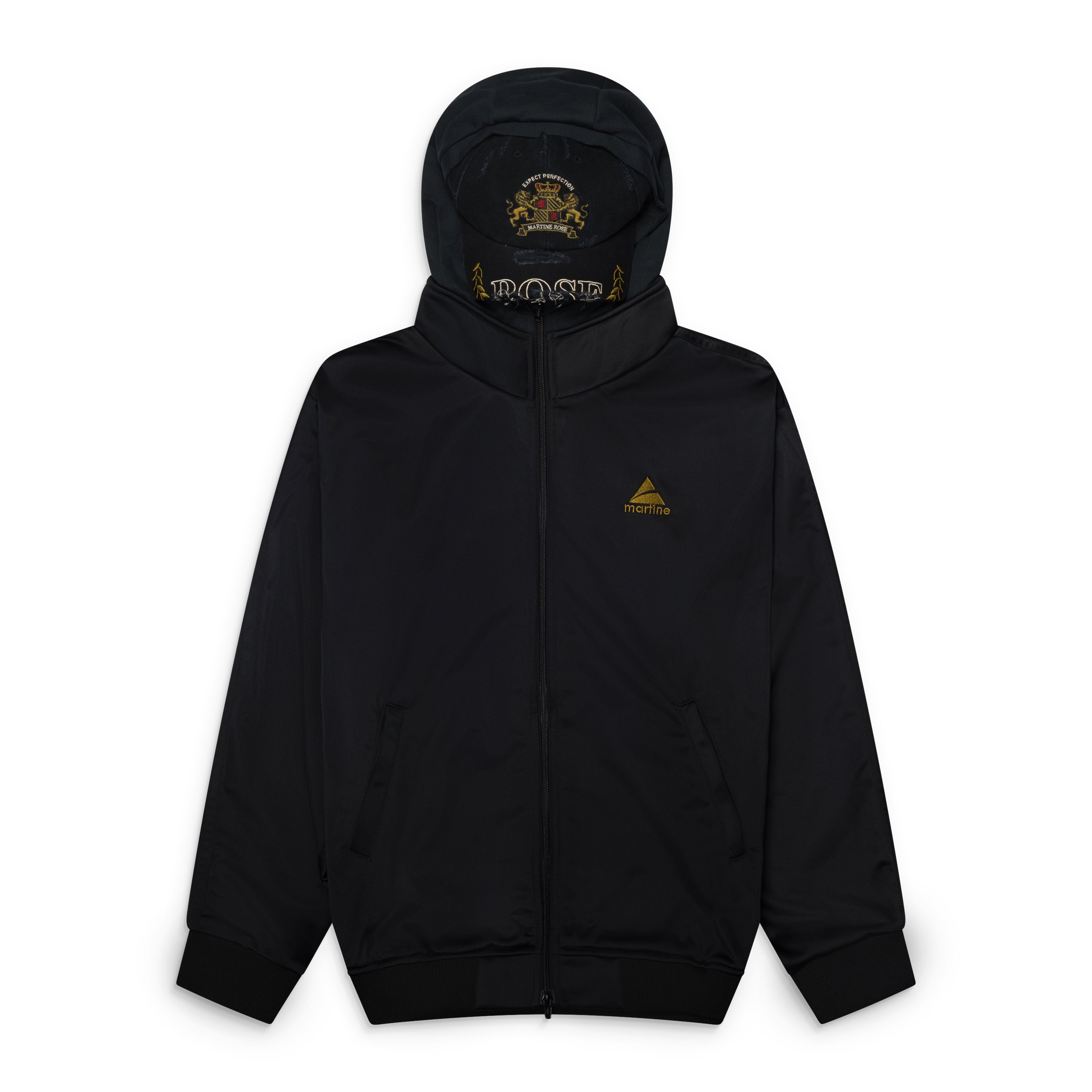 Martine Rose Hood Cap Track Jacket Black