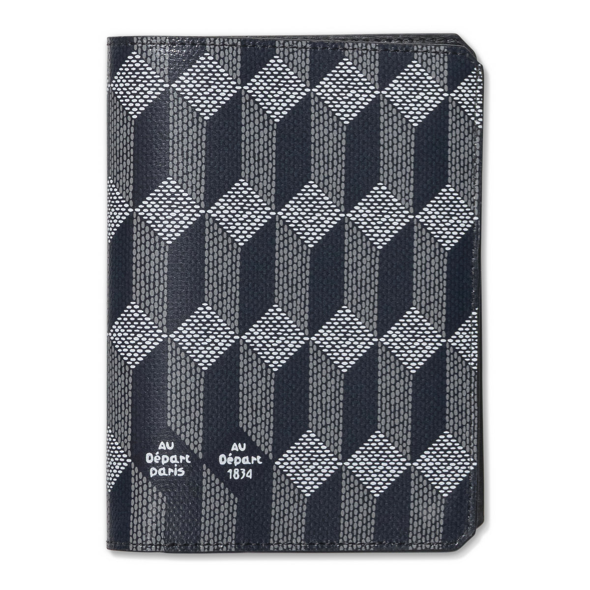 Au Depart Passport Case Noir / Marine