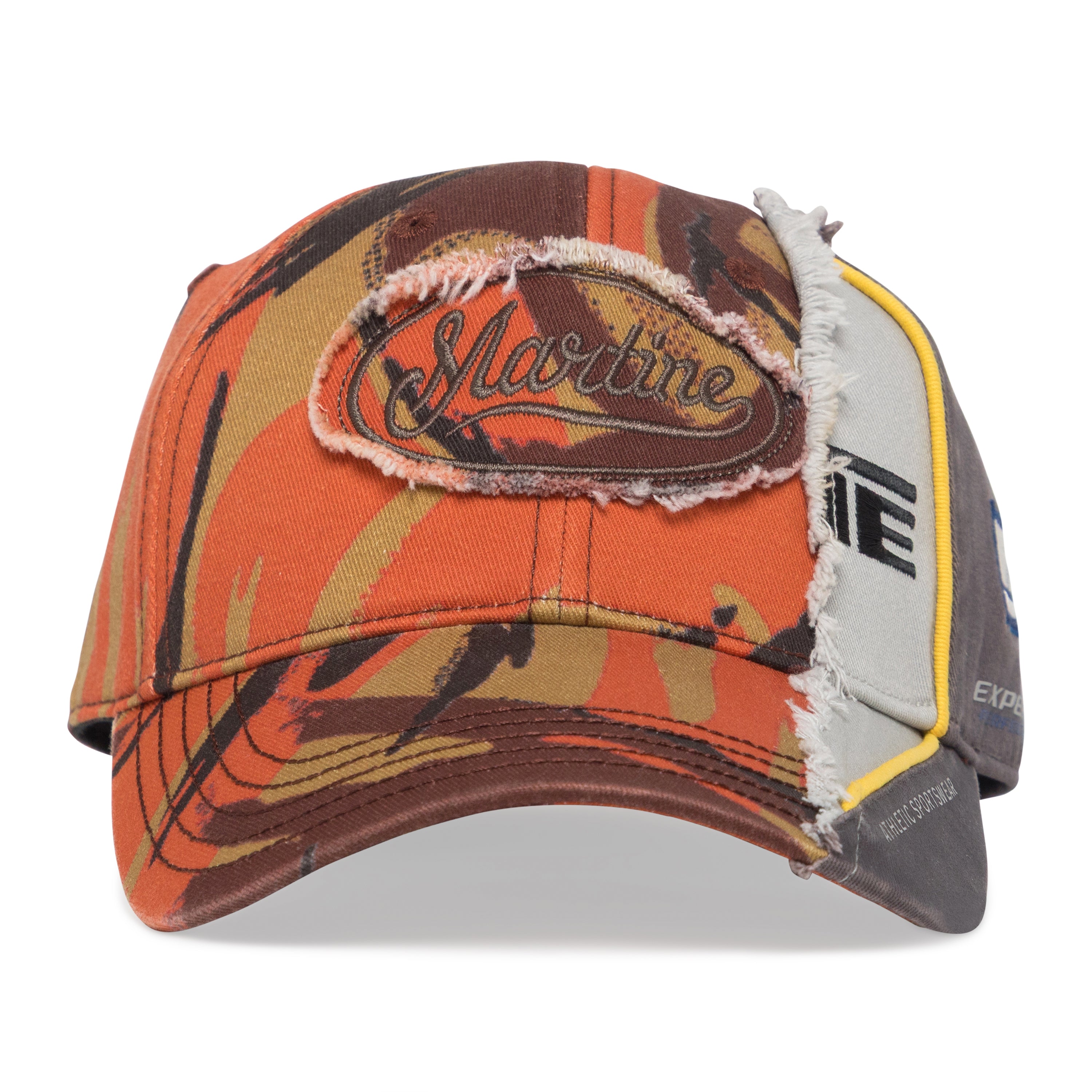 Martine Rose Orange Collage Cap