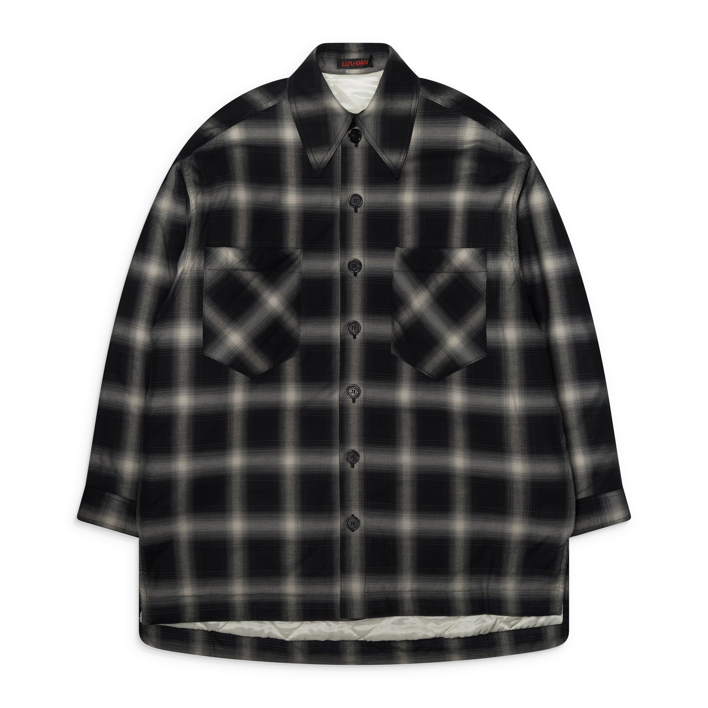 Lu'u Dan Fat Boy Flannel Shirt Black