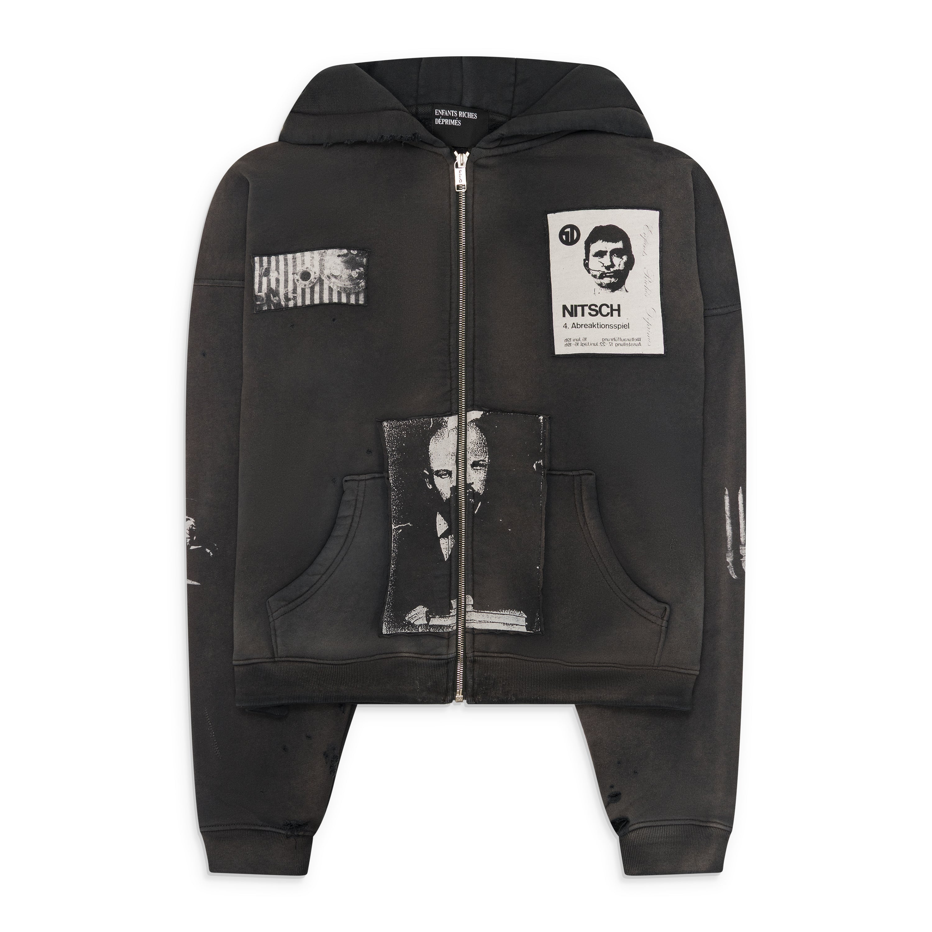 Enfants Riches Deprimes Lenin's Nap Time Assemblage Zip Hoodie Black