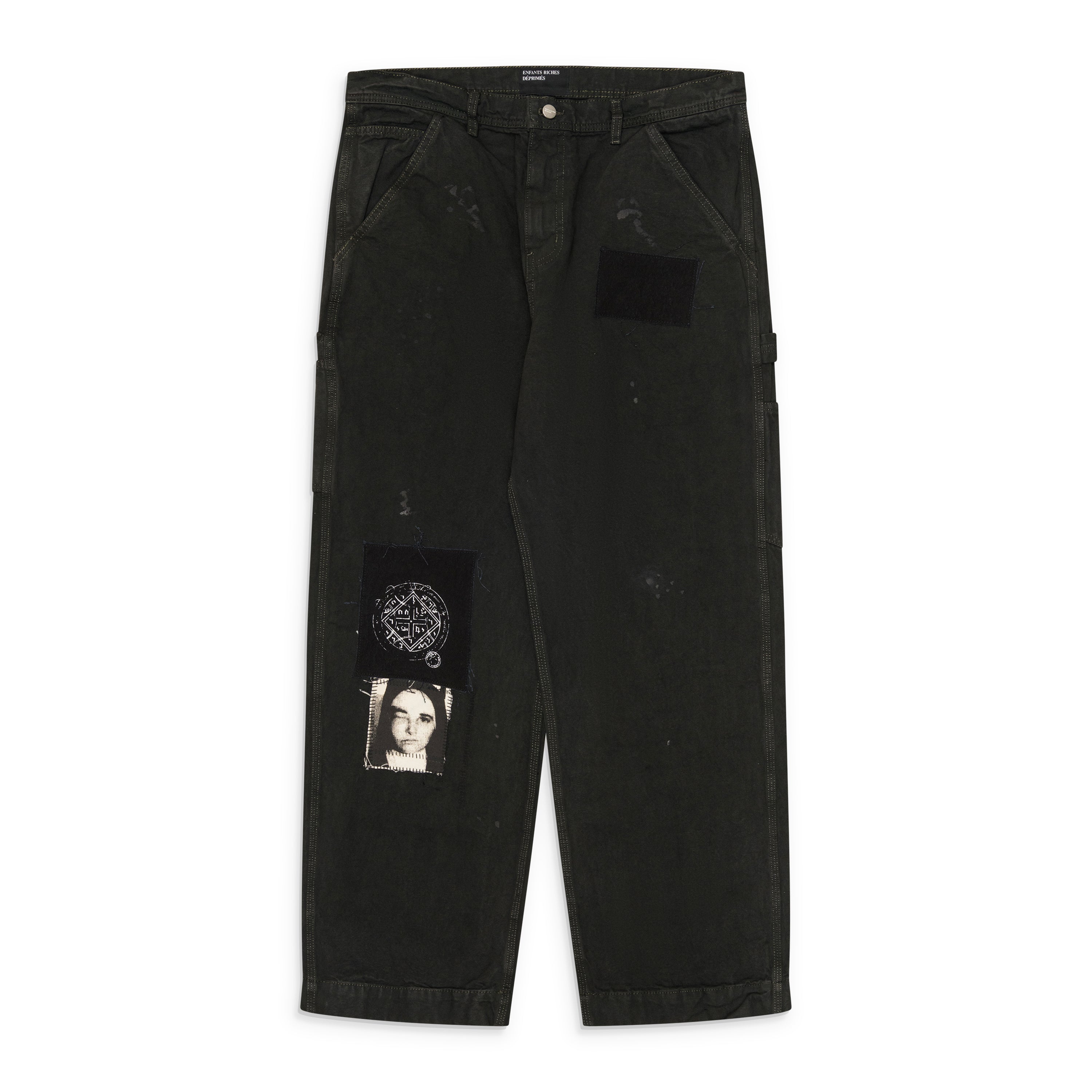 Enfants Riches Deprimes Paint Pants Black