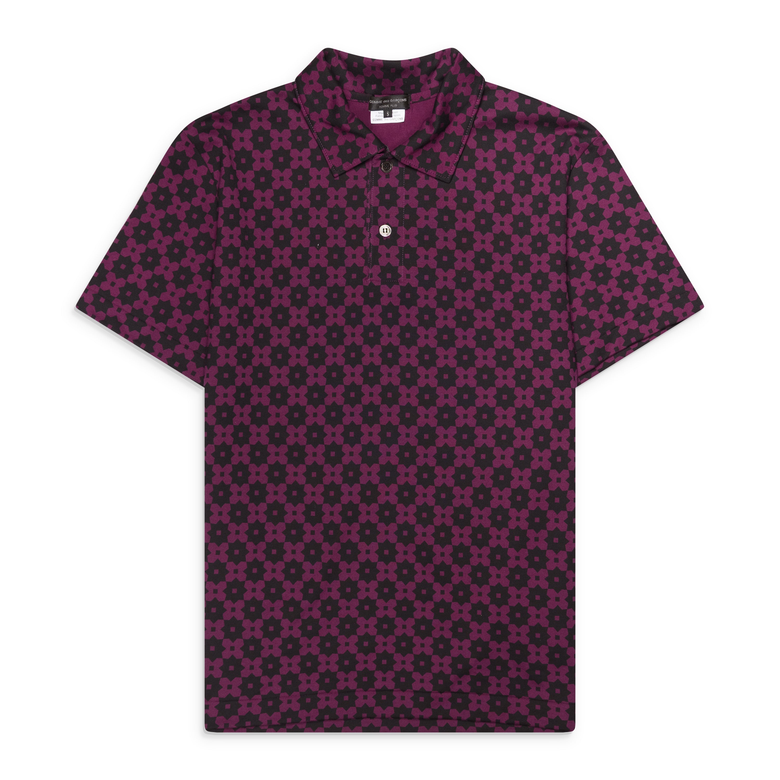 Comme Des Garcons Homme Plus Printed Polo Multicolor