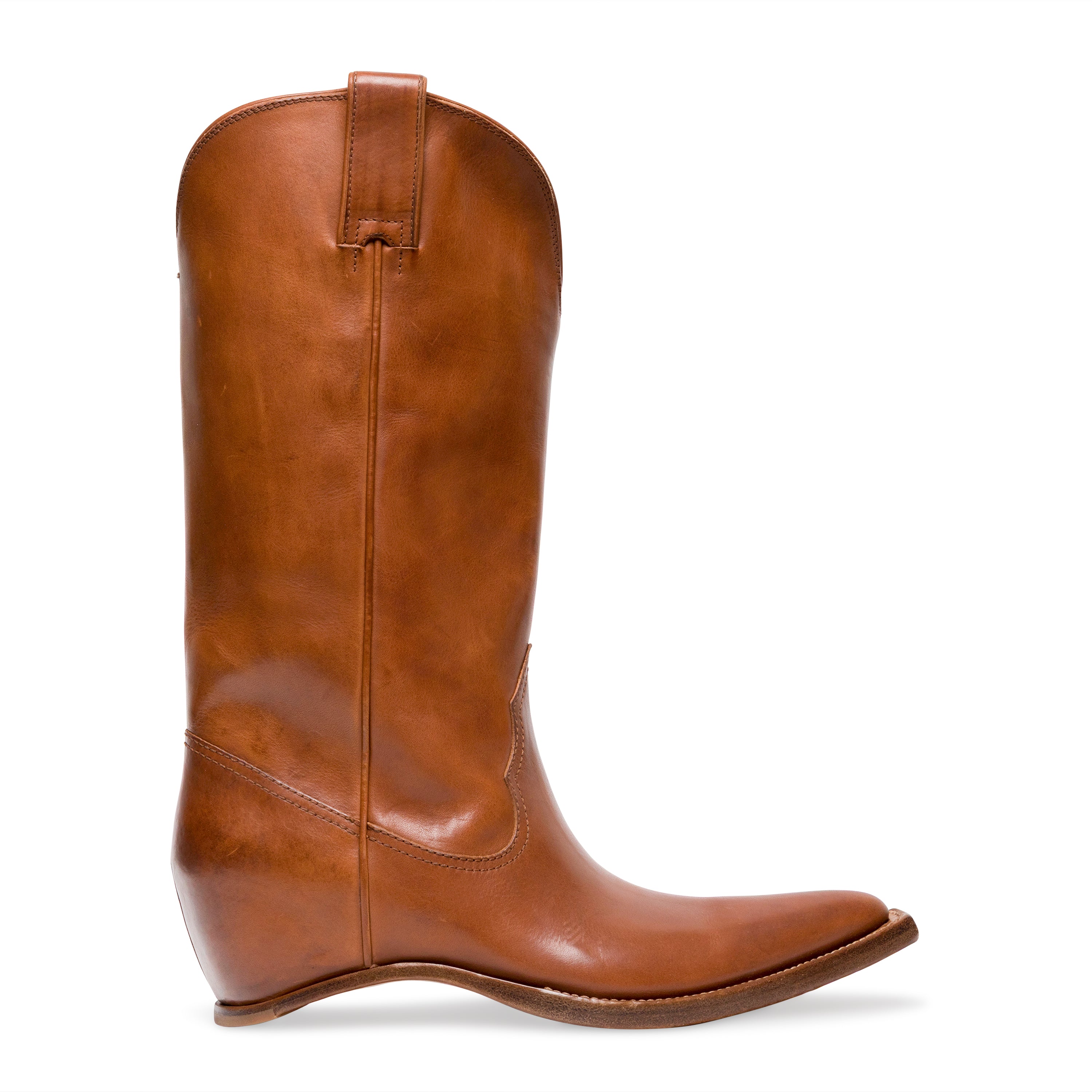 Maison Margiela Heel-Less Western High Boots H45 Brown