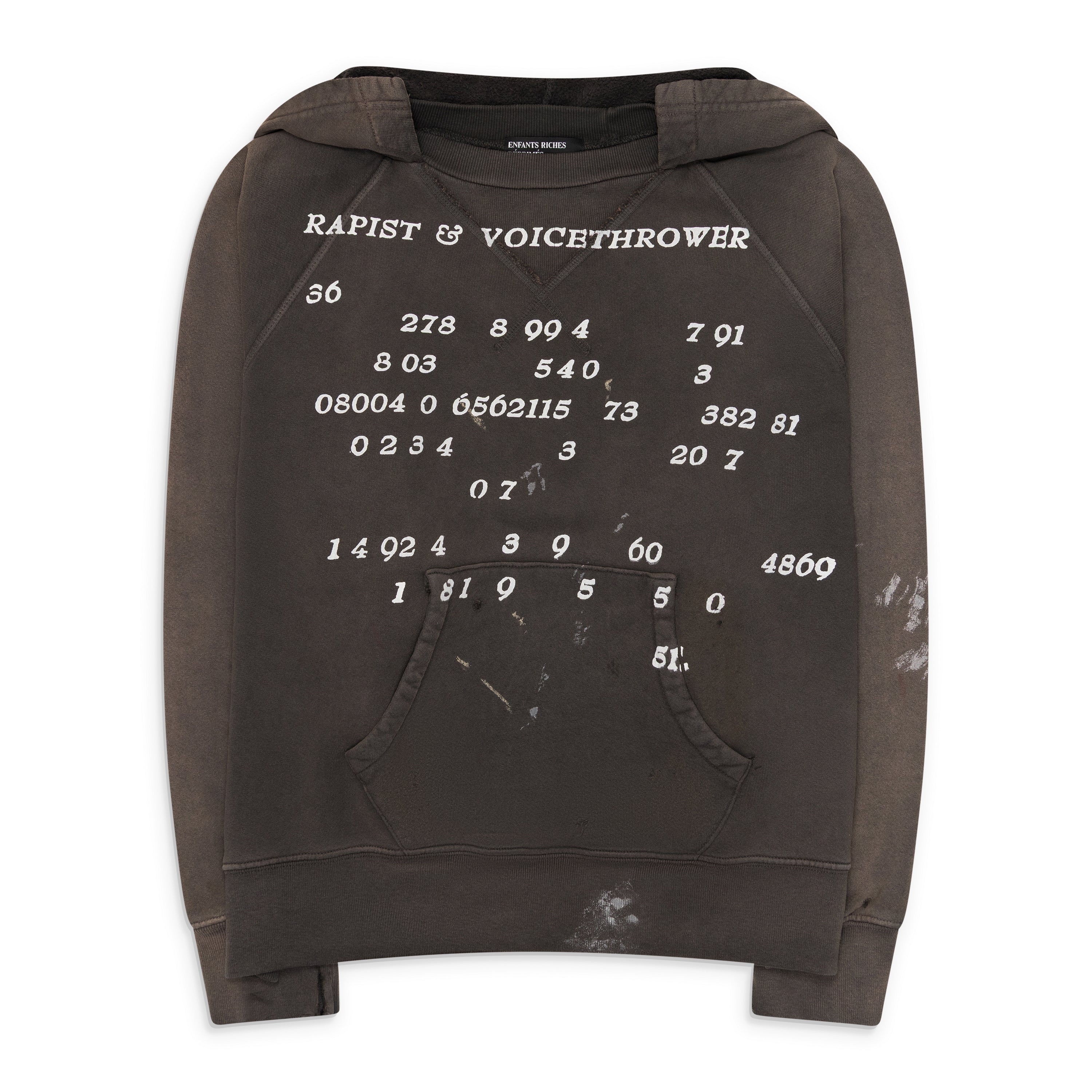 Enfants Riches Deprimes Voice Thrower Raglan Afterhood Black
