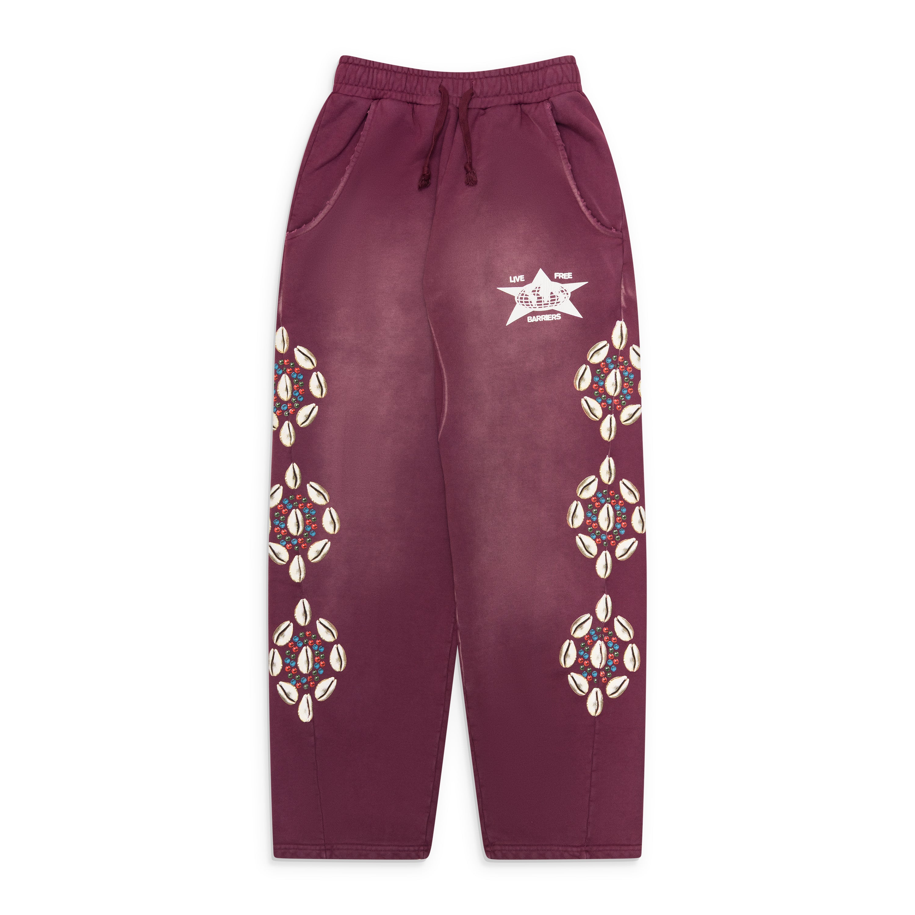 Barriers Cowrie Shell Sweatpants Pink