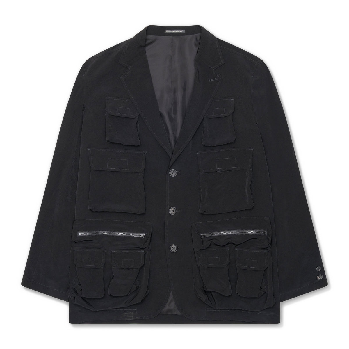 Y's by Yohji Yamamoto Multi-Pocket Jacket Black 1