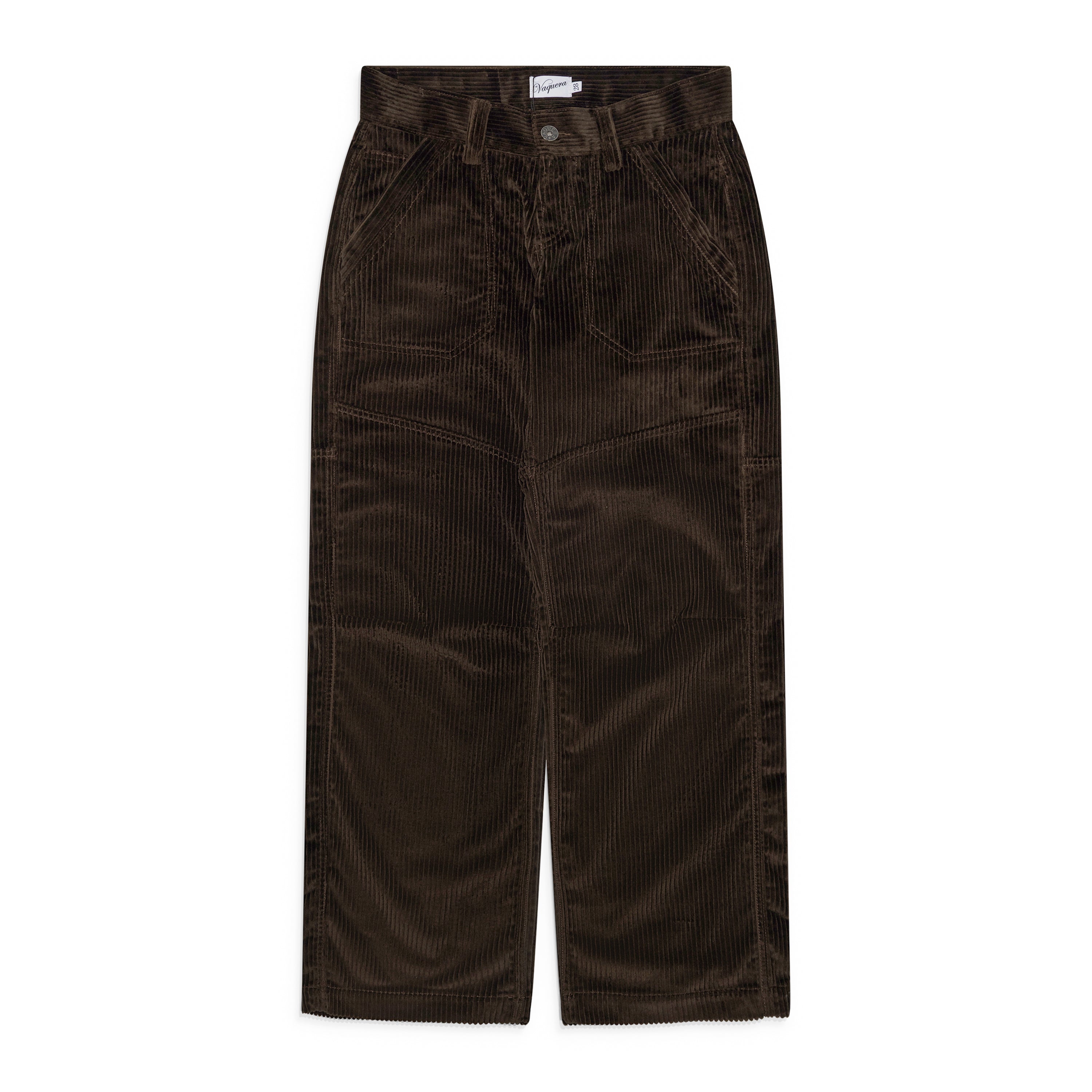 Vaquera Women Corduroy Pants Woven Brown