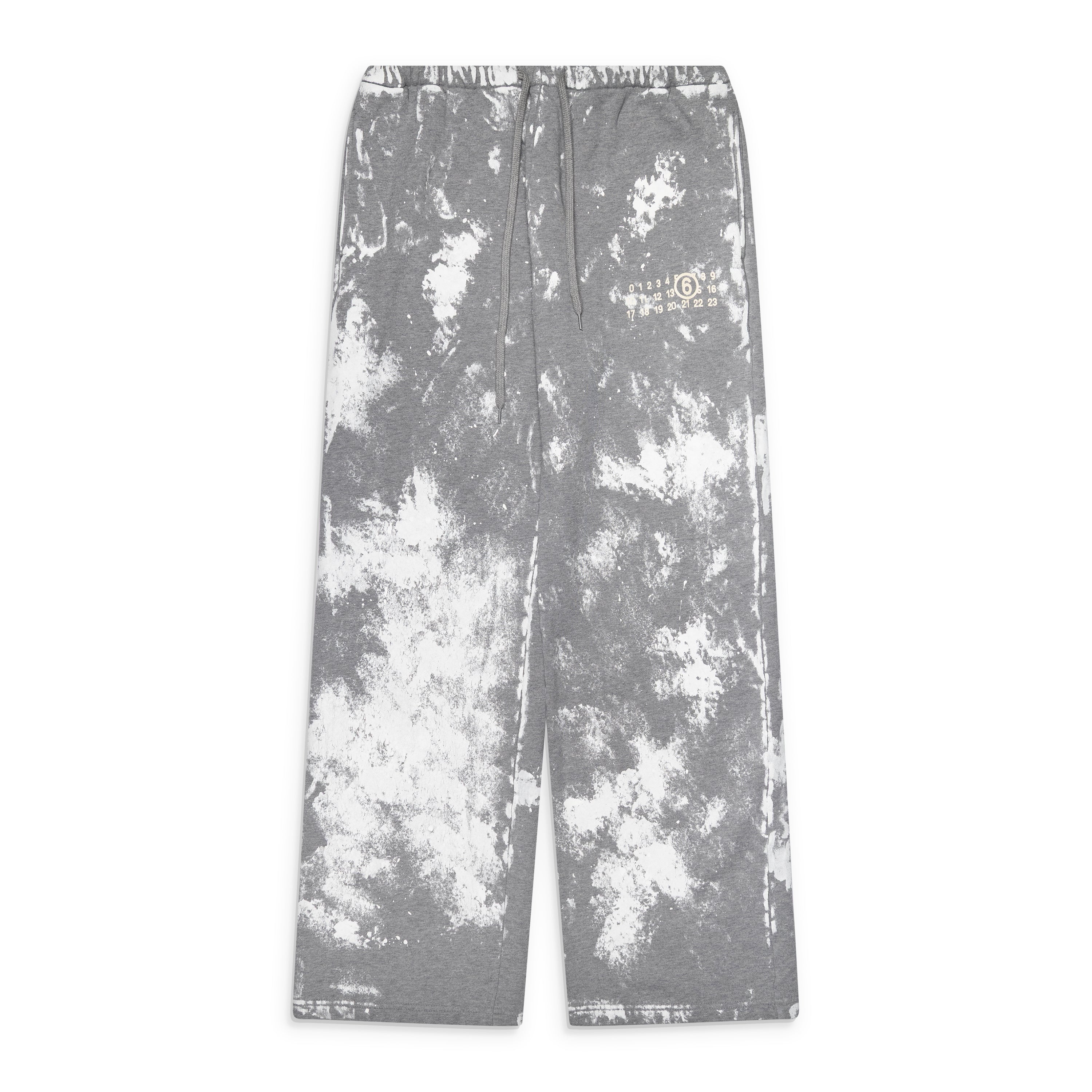 MM6 Maison Margiela Paint Splatter Sweatpants Grey