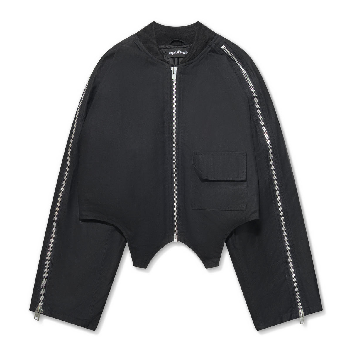 ESPRIT Shift Spiral Zip Padded Jacket Oil