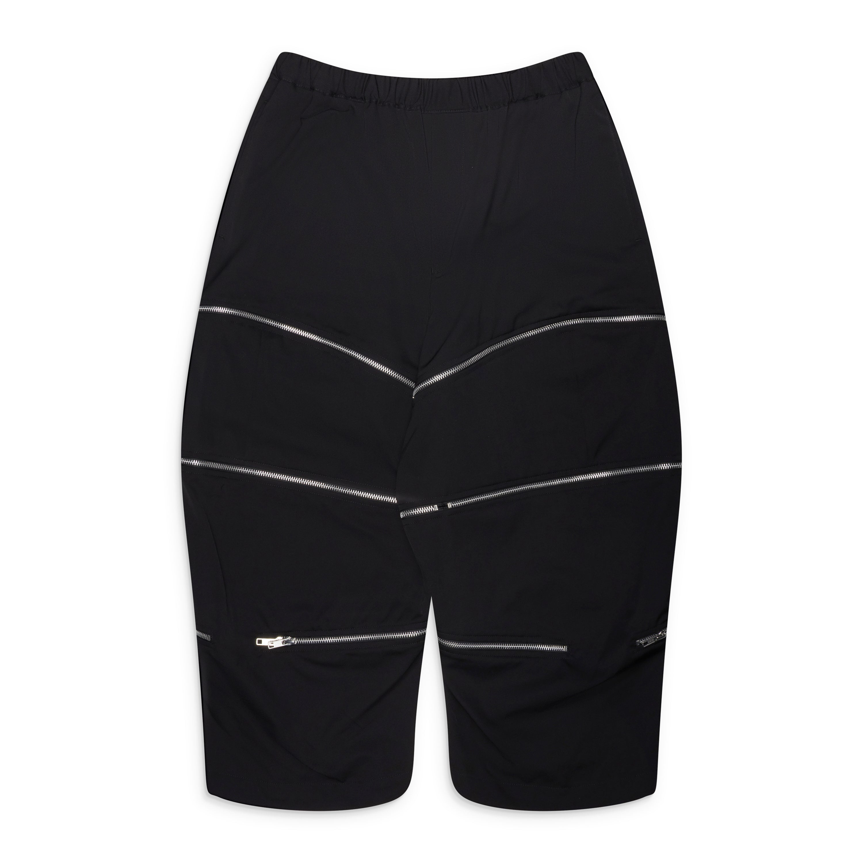 Comme Des Garcons Black Black Drawstring Zip Trousers