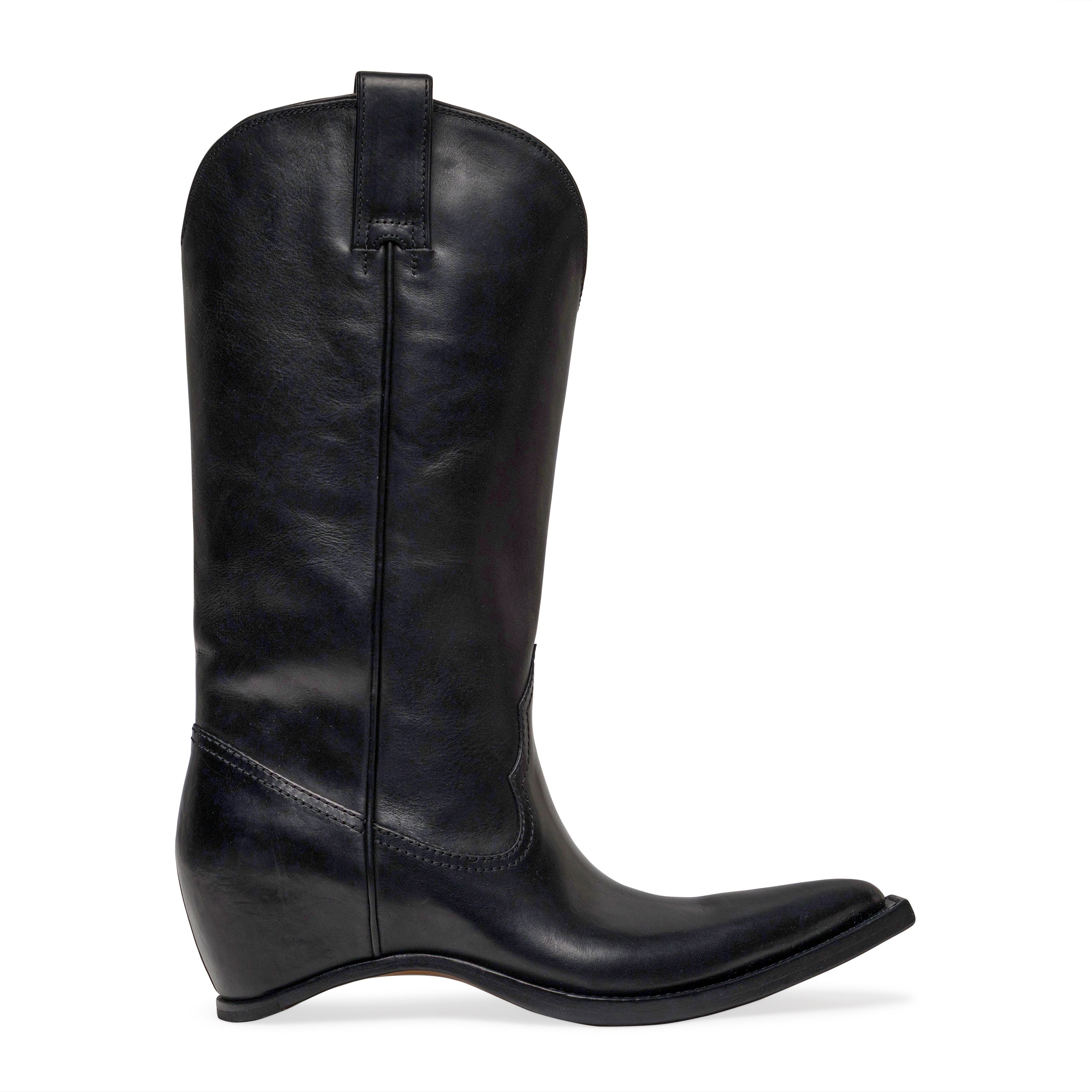 Maison Margiela Heel-Less Western High Boots H45 Black