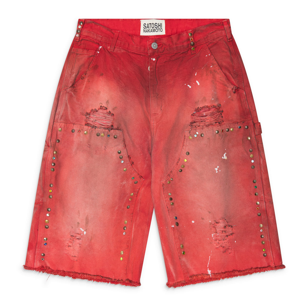 Satoshi Nakamoto Danny'S Carpenter Short Red