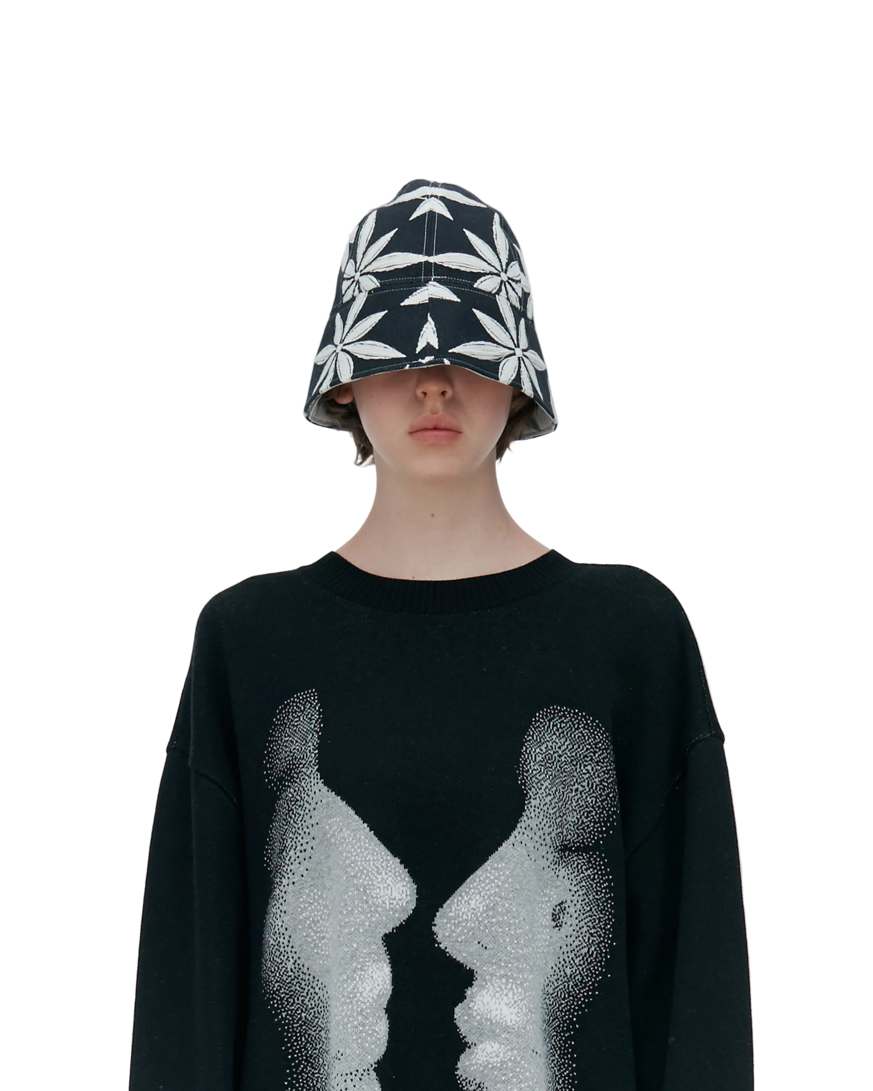 Kusikohc 999 Jacquard Ksk Bucket Hat Black