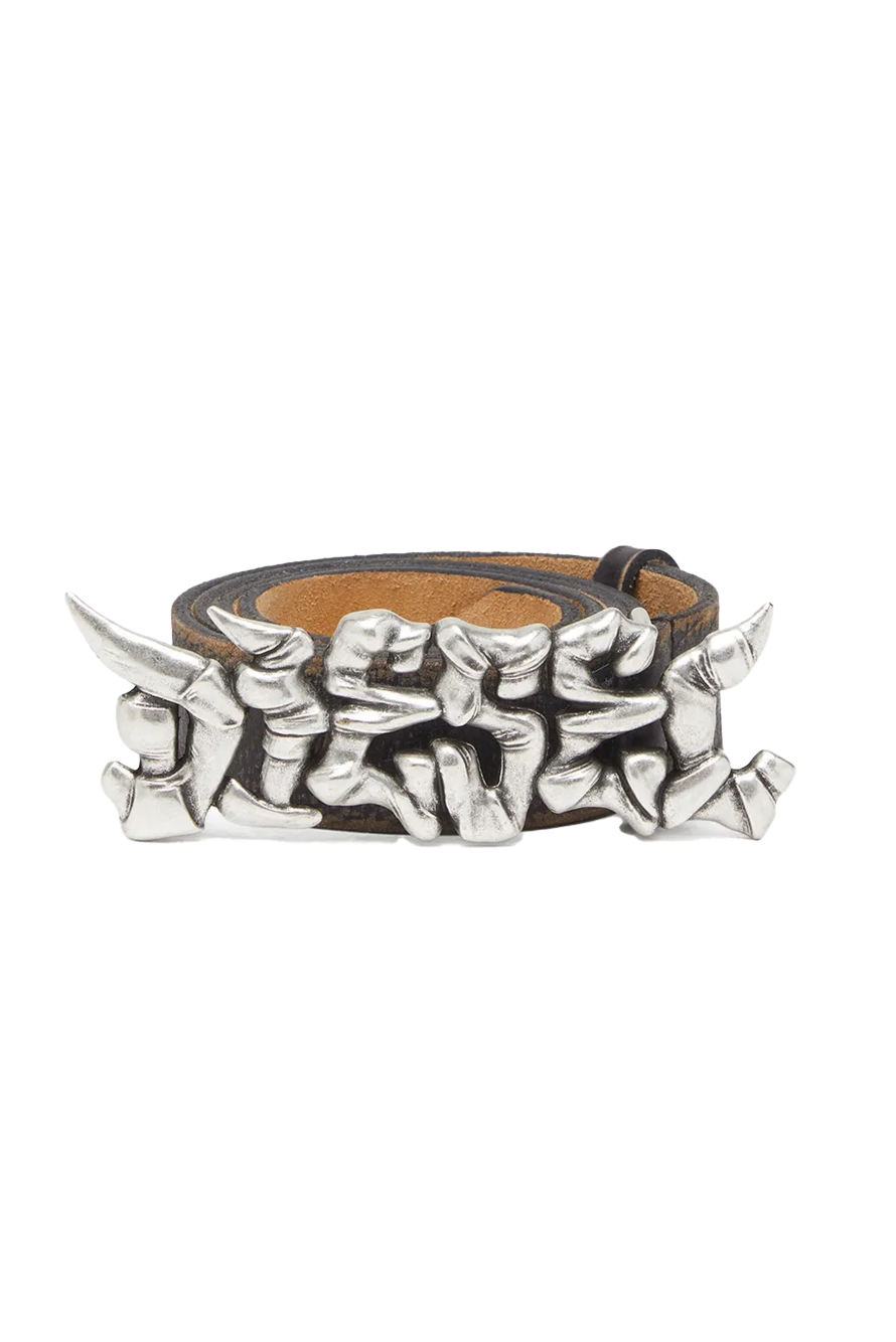Diesel Diesel Logo B-Graffiti Belt Black