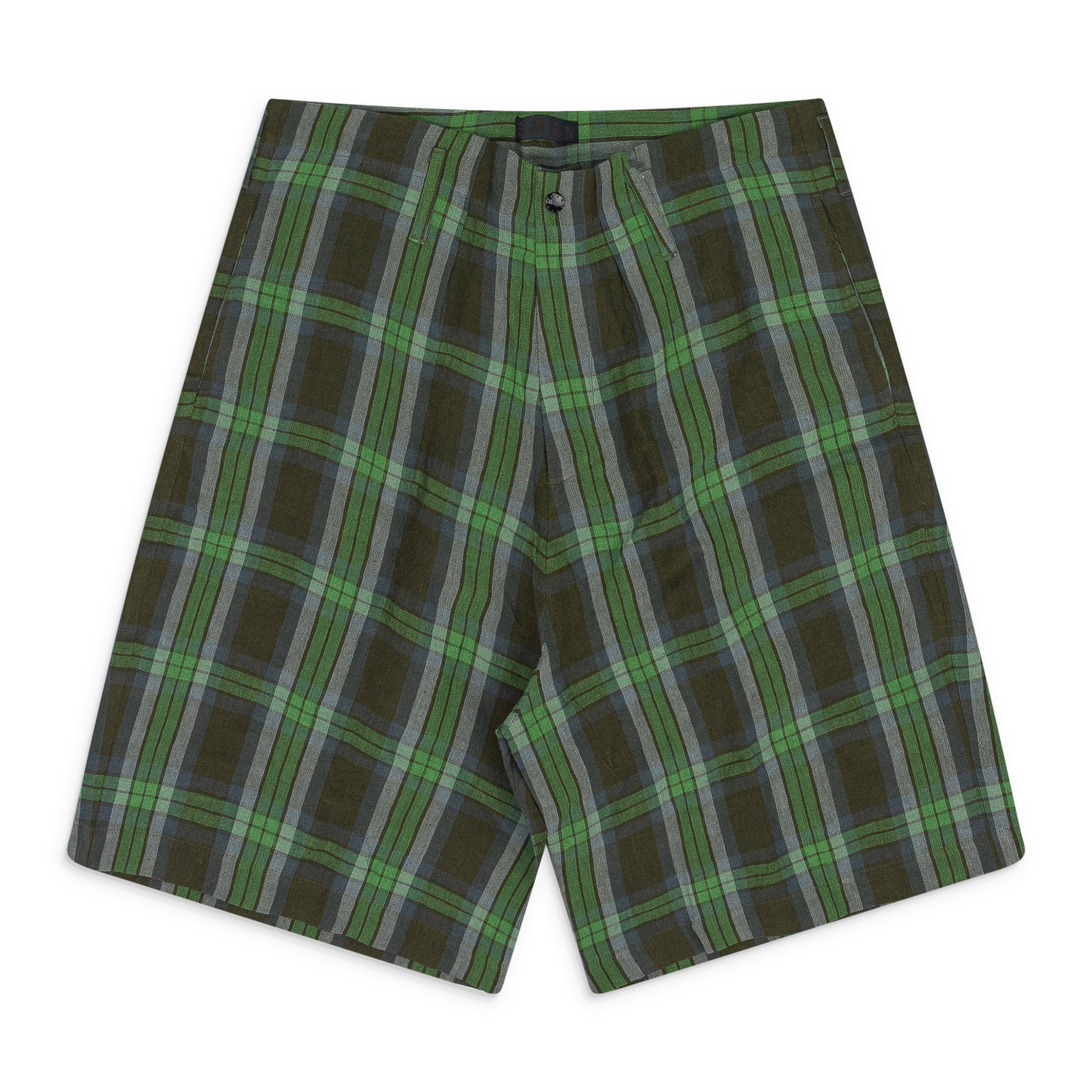 3MAN Linen Deck Short Green