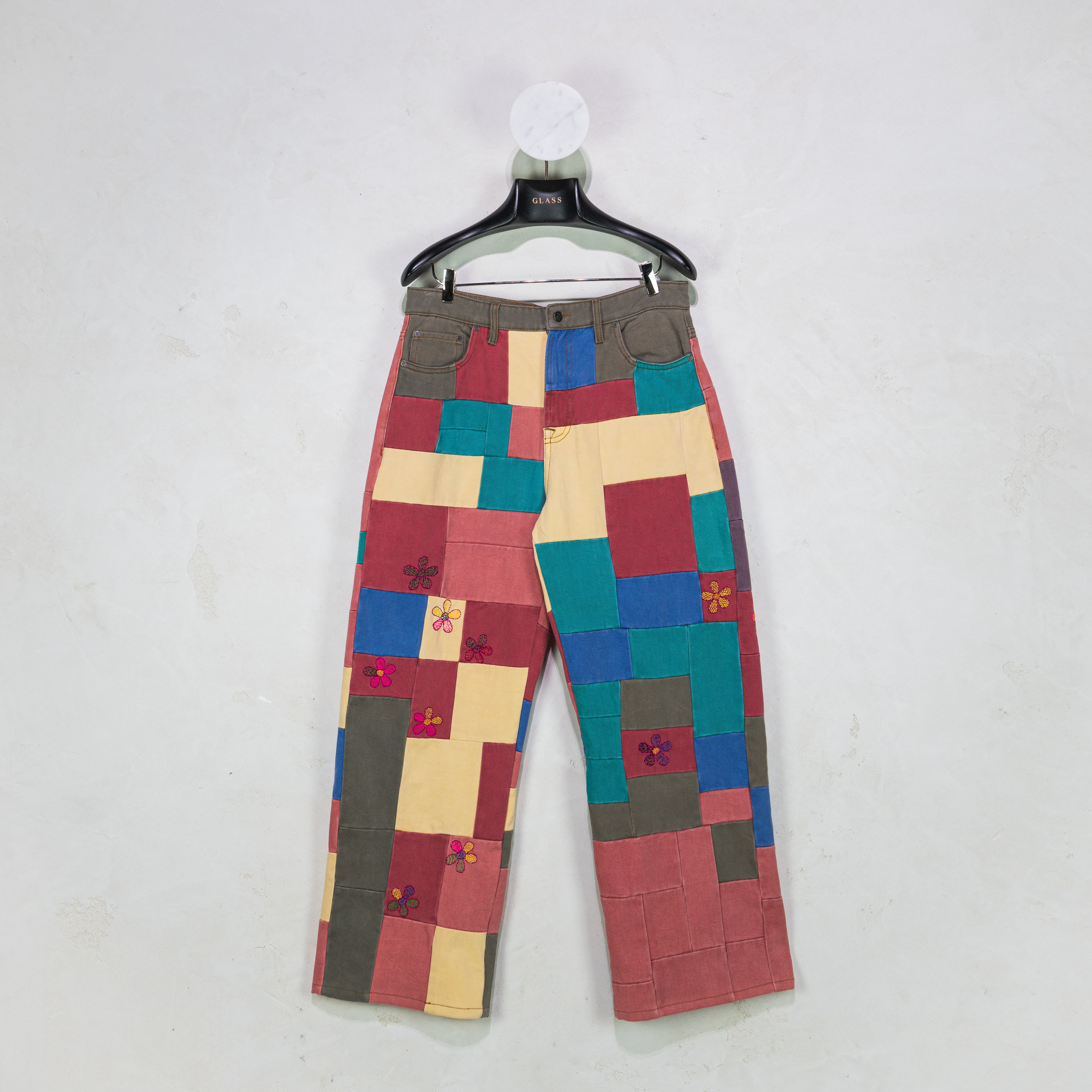 Glass Cypress Multicolor Patchwork Denim