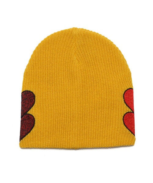 Undercover Heart Beanie Yellow