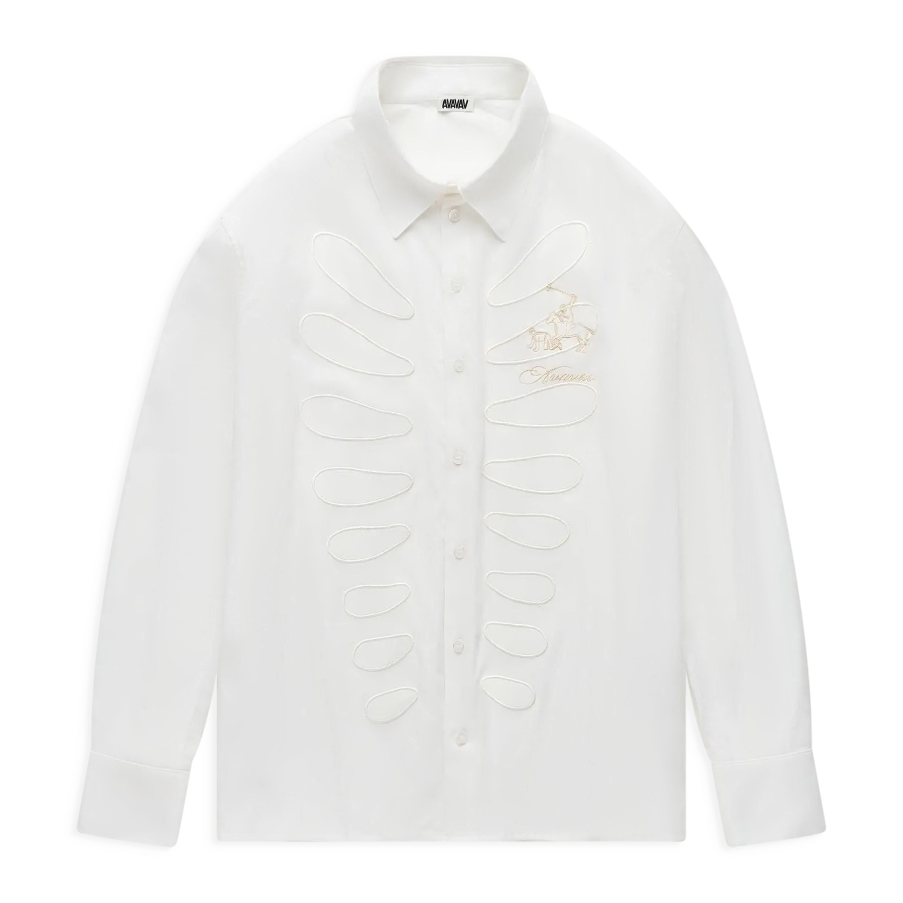 AVAVAV Cut-Out Shirt White