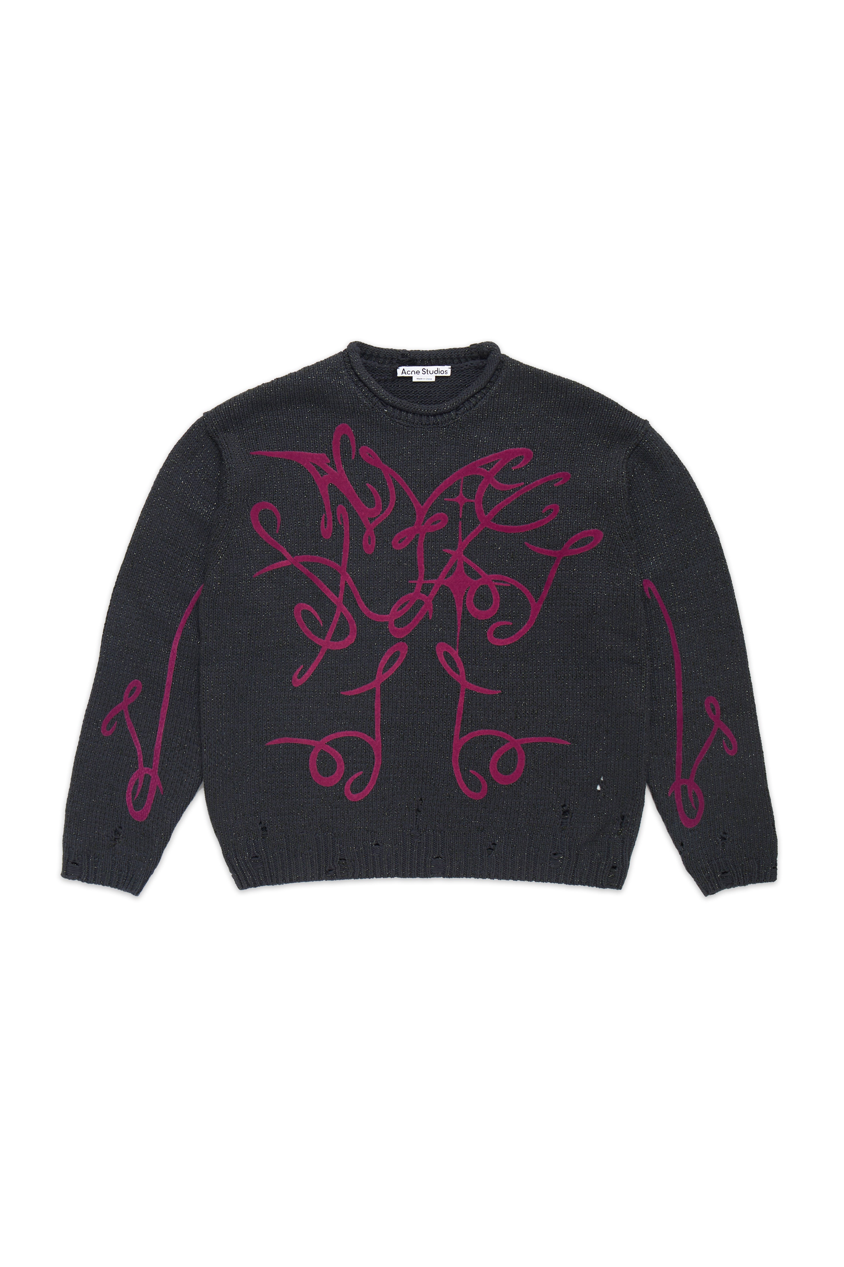 Acne Studios Kawii Cyber Logo Sweater