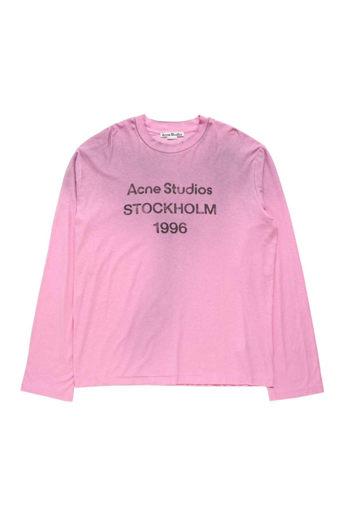 Acne Studios Logo Long Sleeve T-Shirt Pink – ESSXNYC Acne Studios Logo Long Sleeve T-Shirt Pink – ESSXNYC