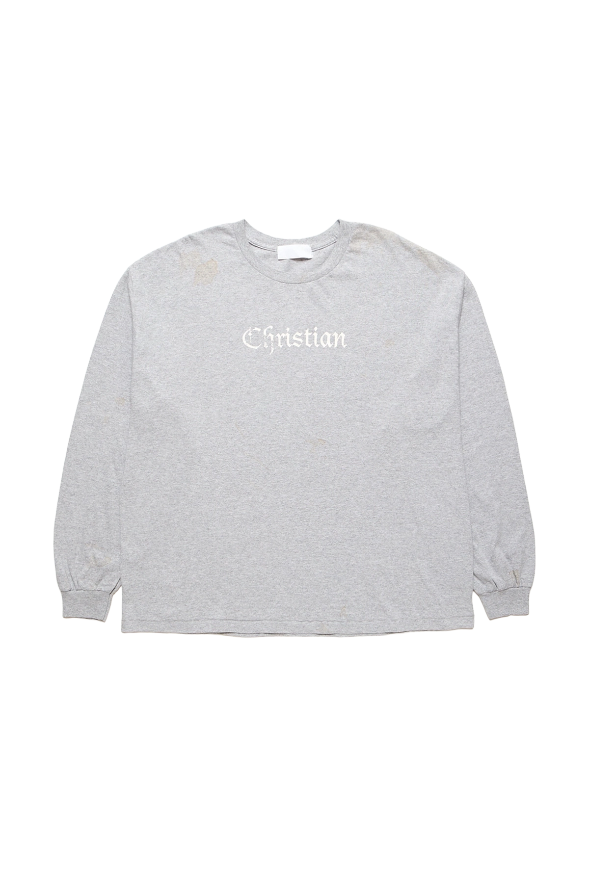 Alexander Digenova Christian Long Sleeve T-Shirt Heather Grey