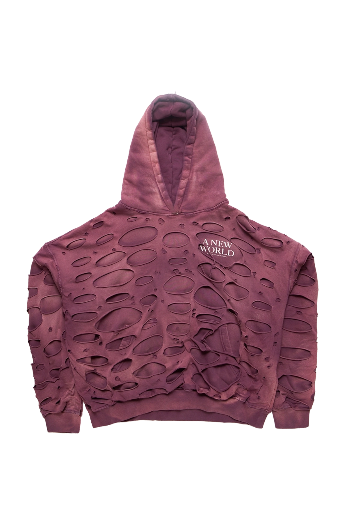 トップス Alexander Digenova DOUBLE LAYER HOODIE Alexander Digenova Double Layer Hoodie Maroon – ESSXNYC