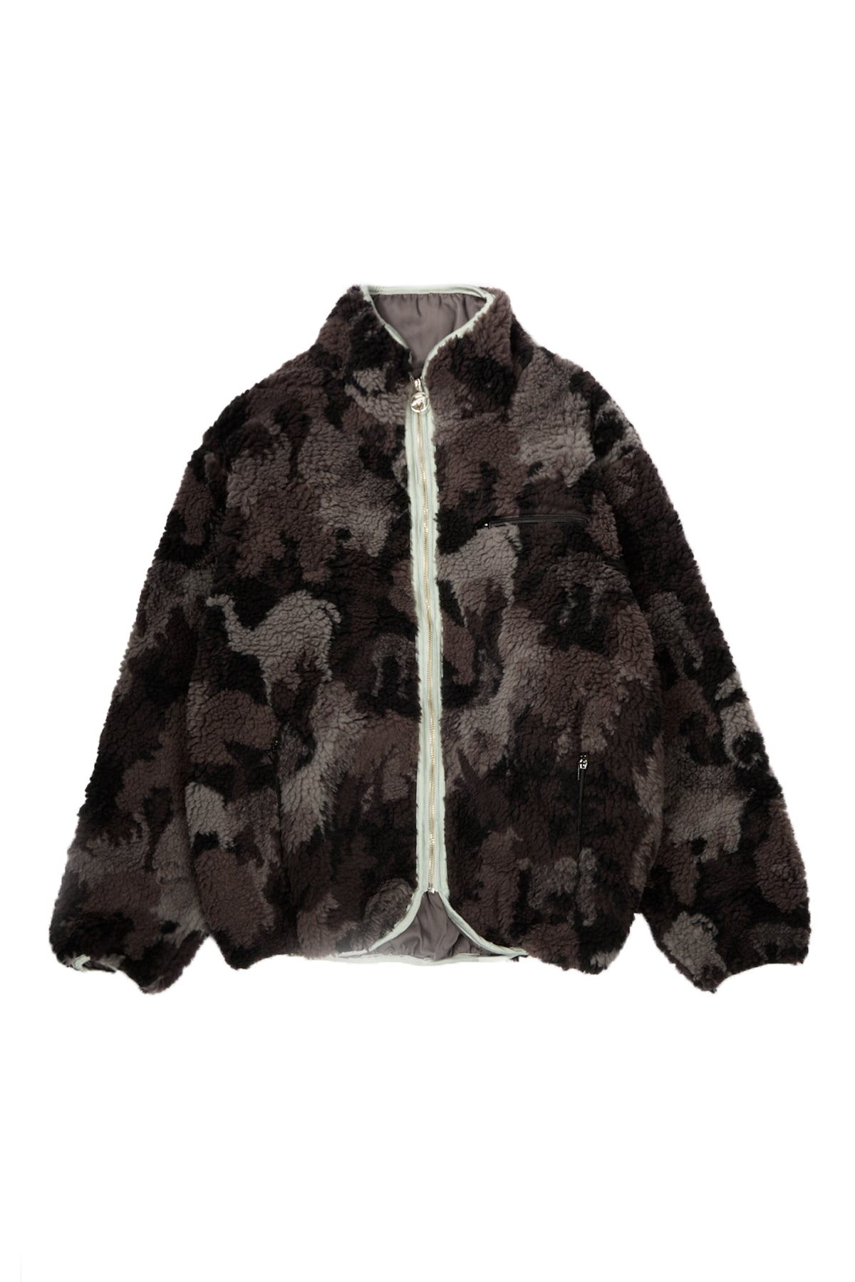 Ambush Camoflage Boa Jacket Grey