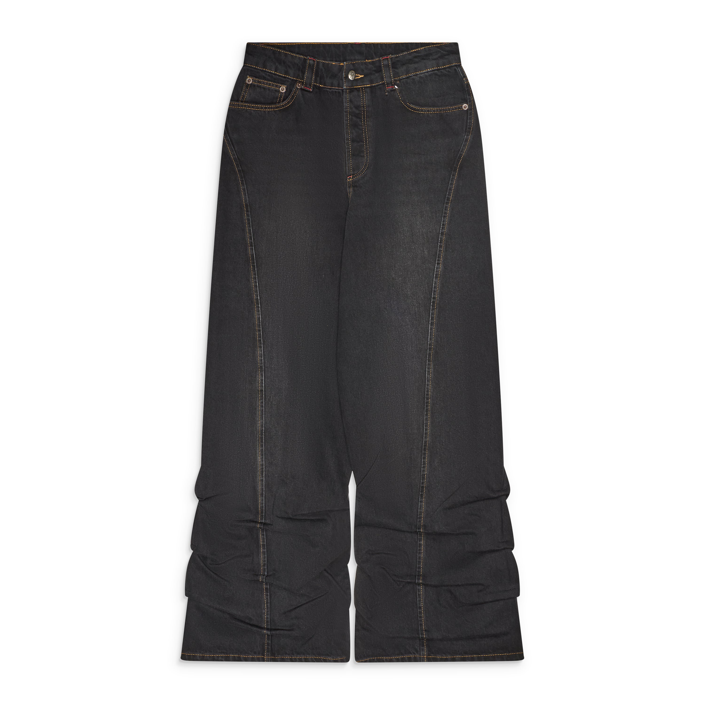 AVAVAV Pleated Jeans Black