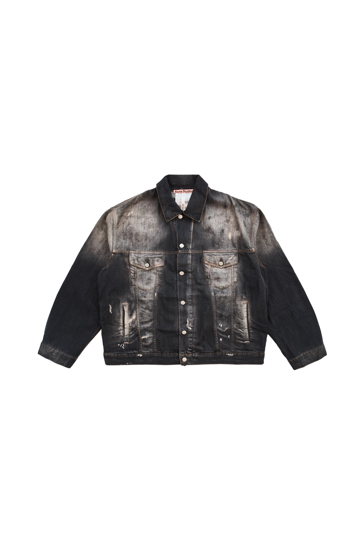Acne Studios Oversize Denim Jacket Black